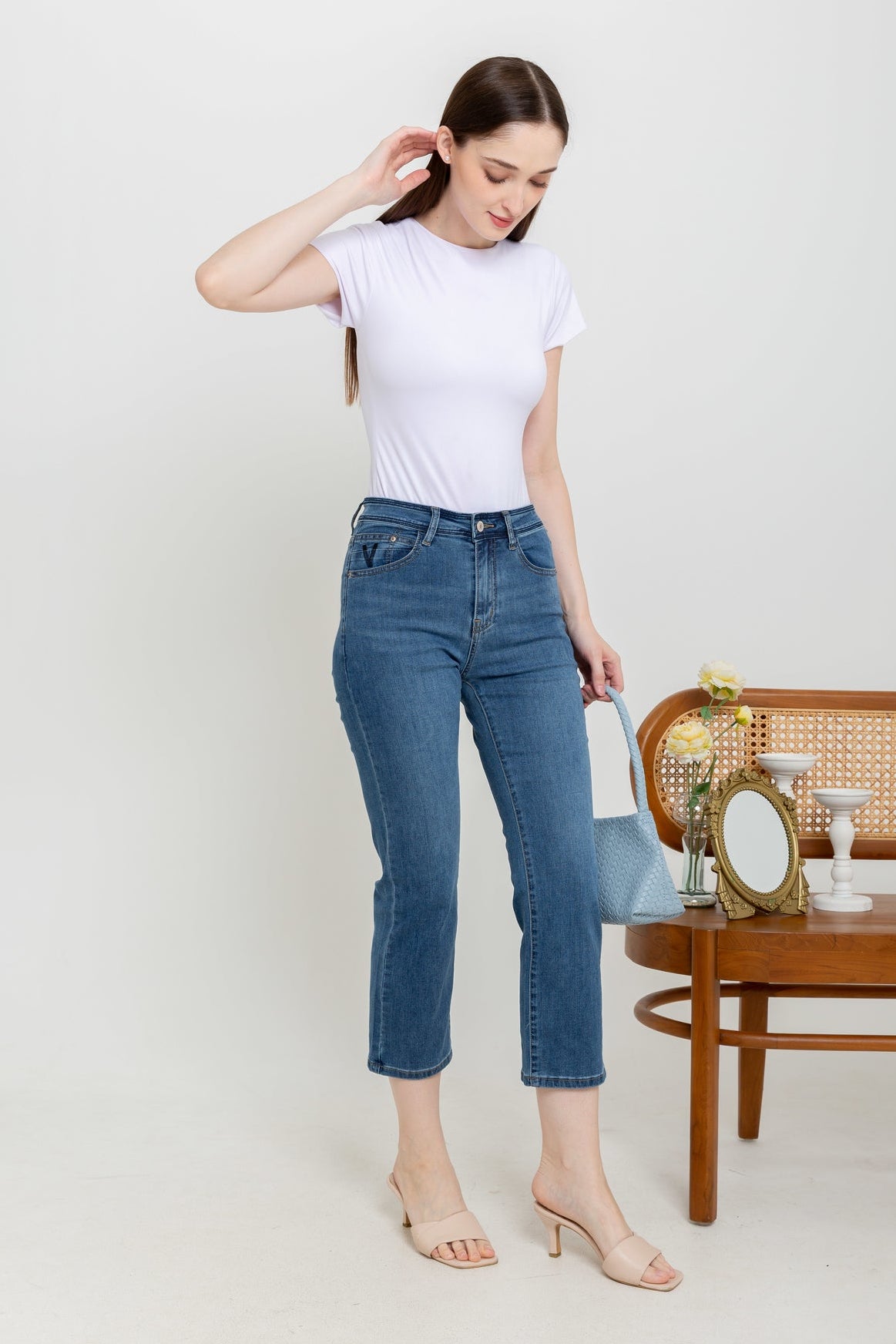 Cropped Jeans s405