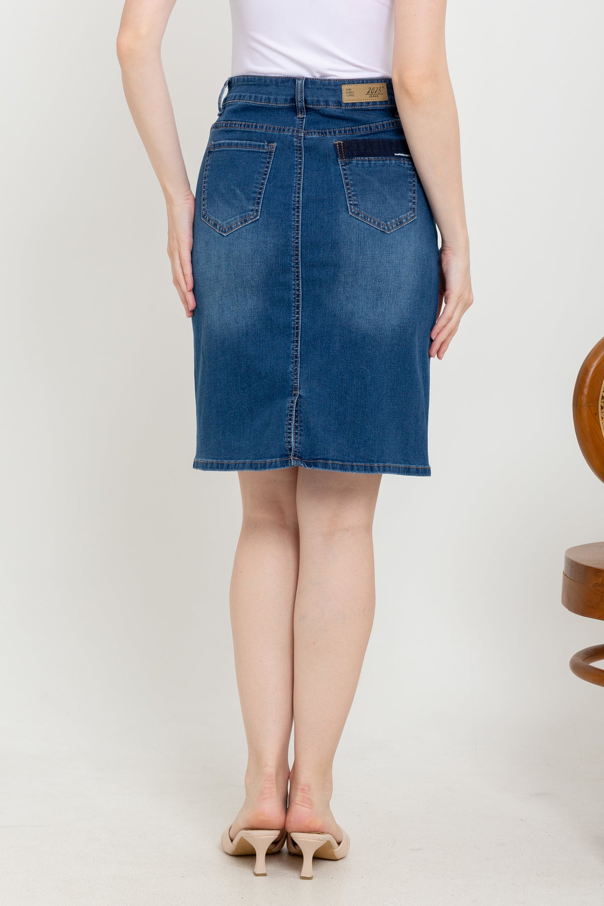 Skirt Dark Blue Jeans s428