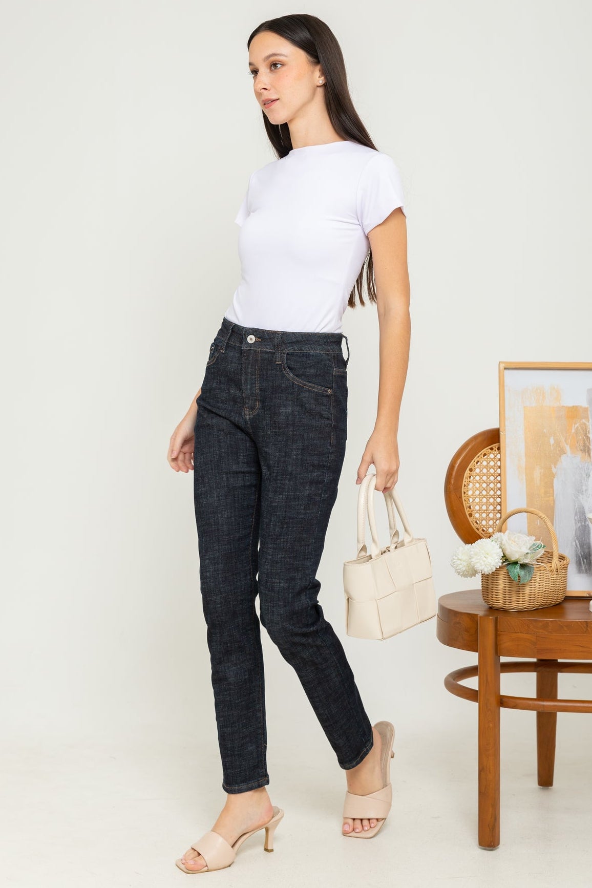 Slim Black Jeans c133
