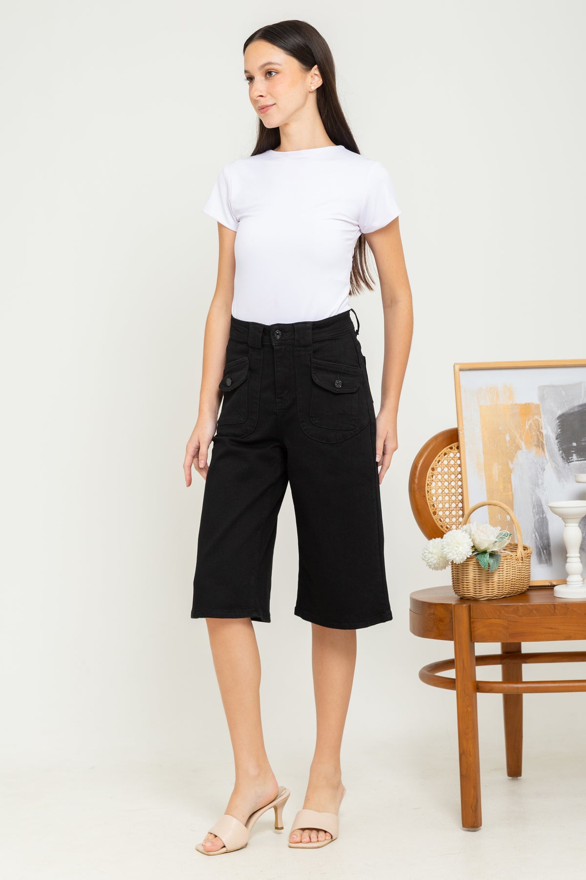 Jorts Black Jeans s430