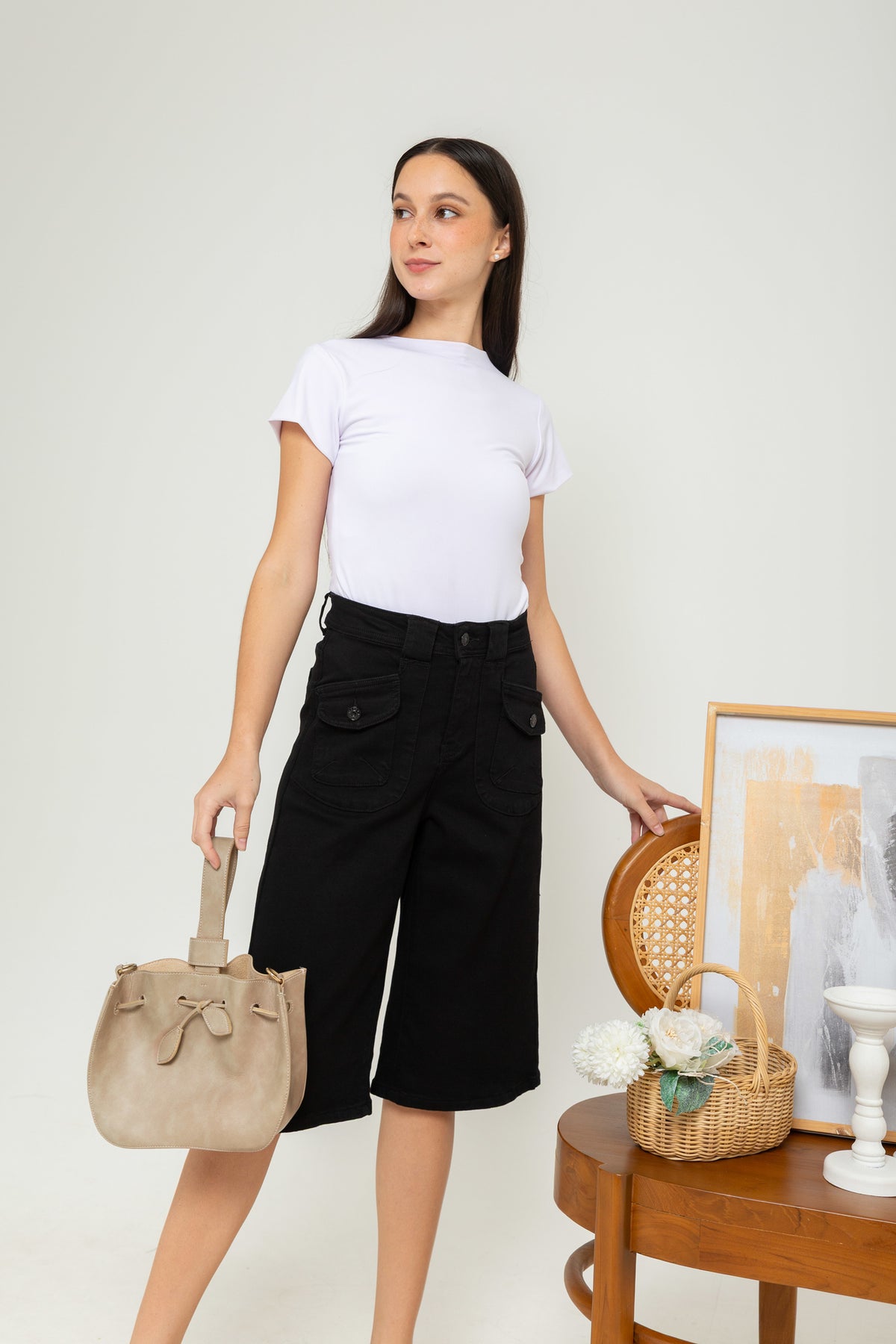 Jorts Black Jeans s430