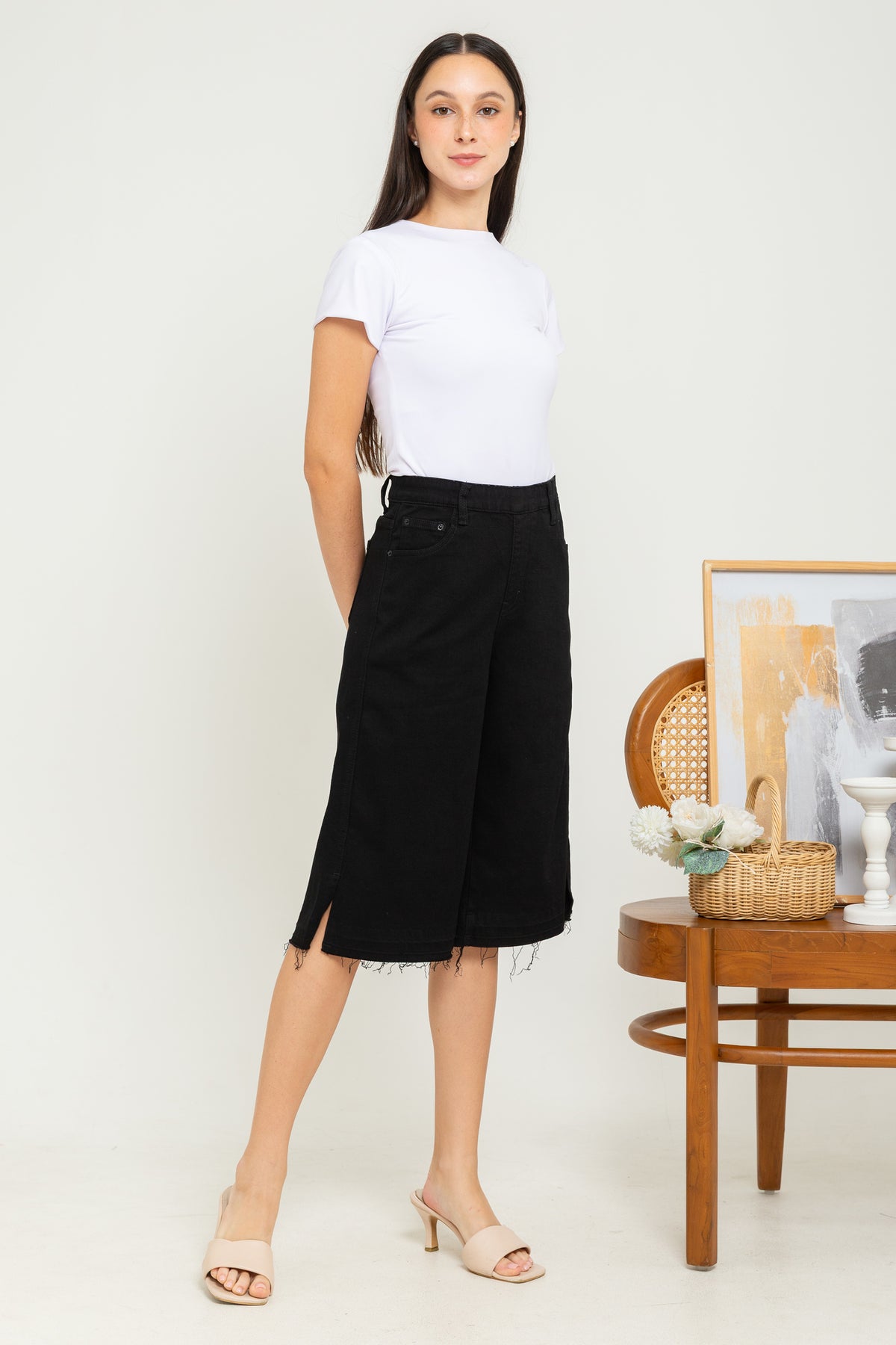 Jorts Black Jeans s431