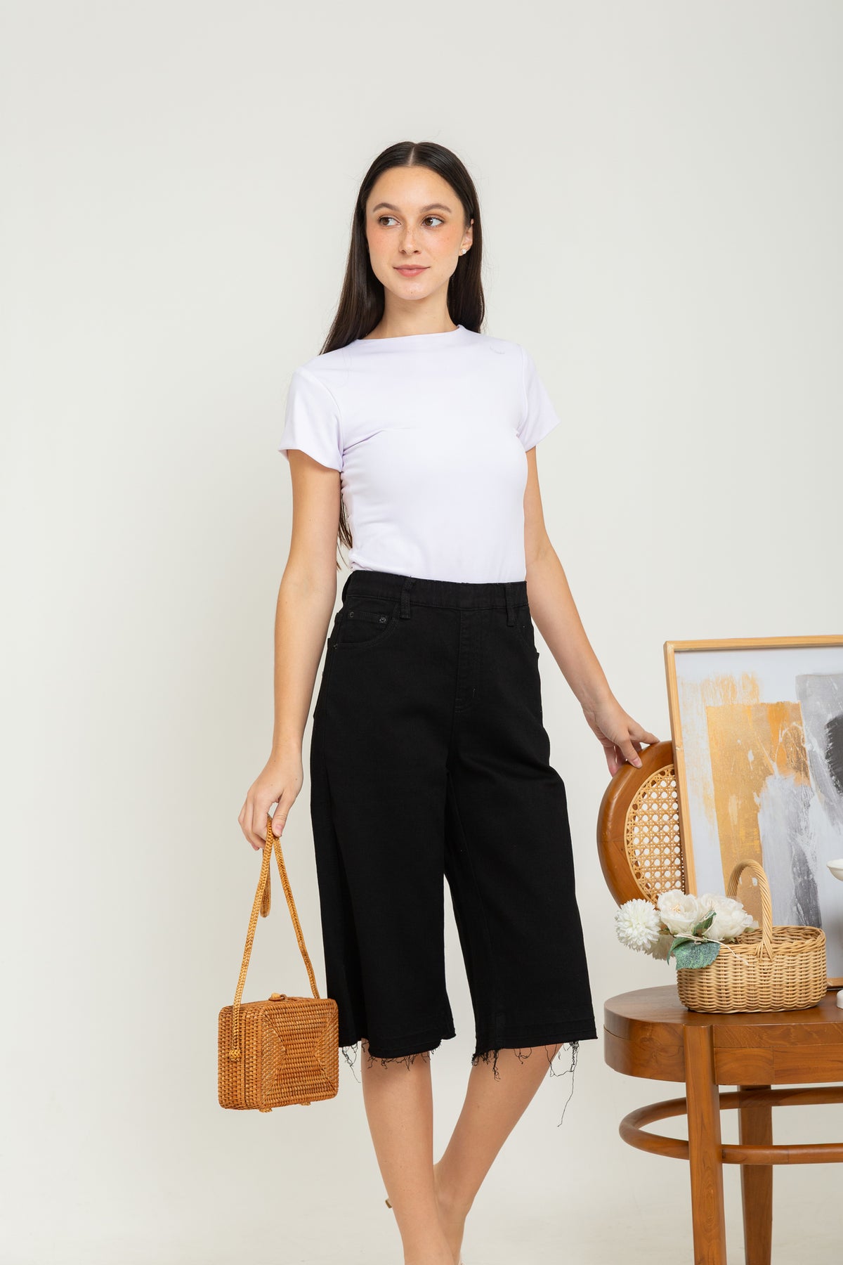 Jorts Black Jeans s431