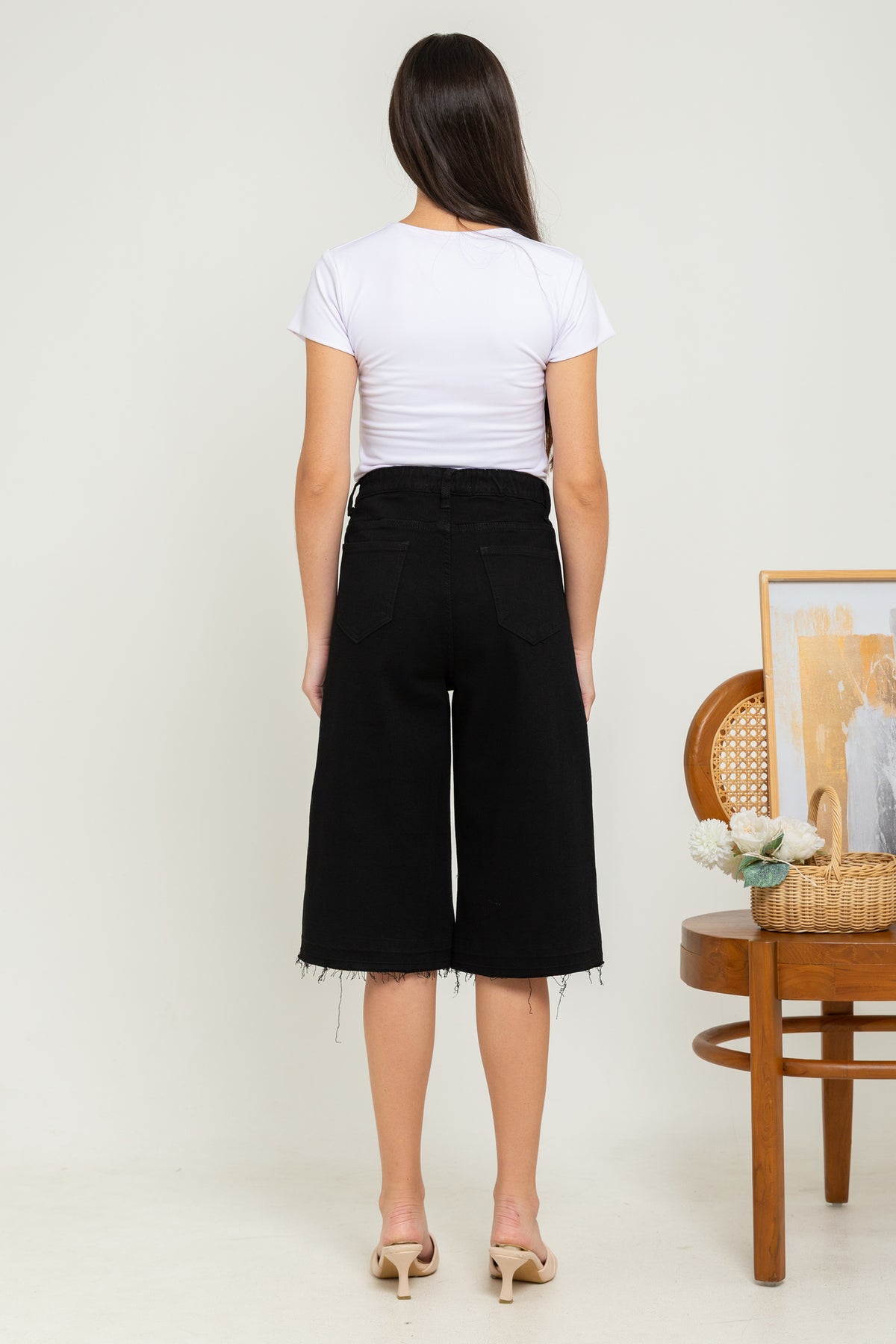 Jorts Black Jeans s431