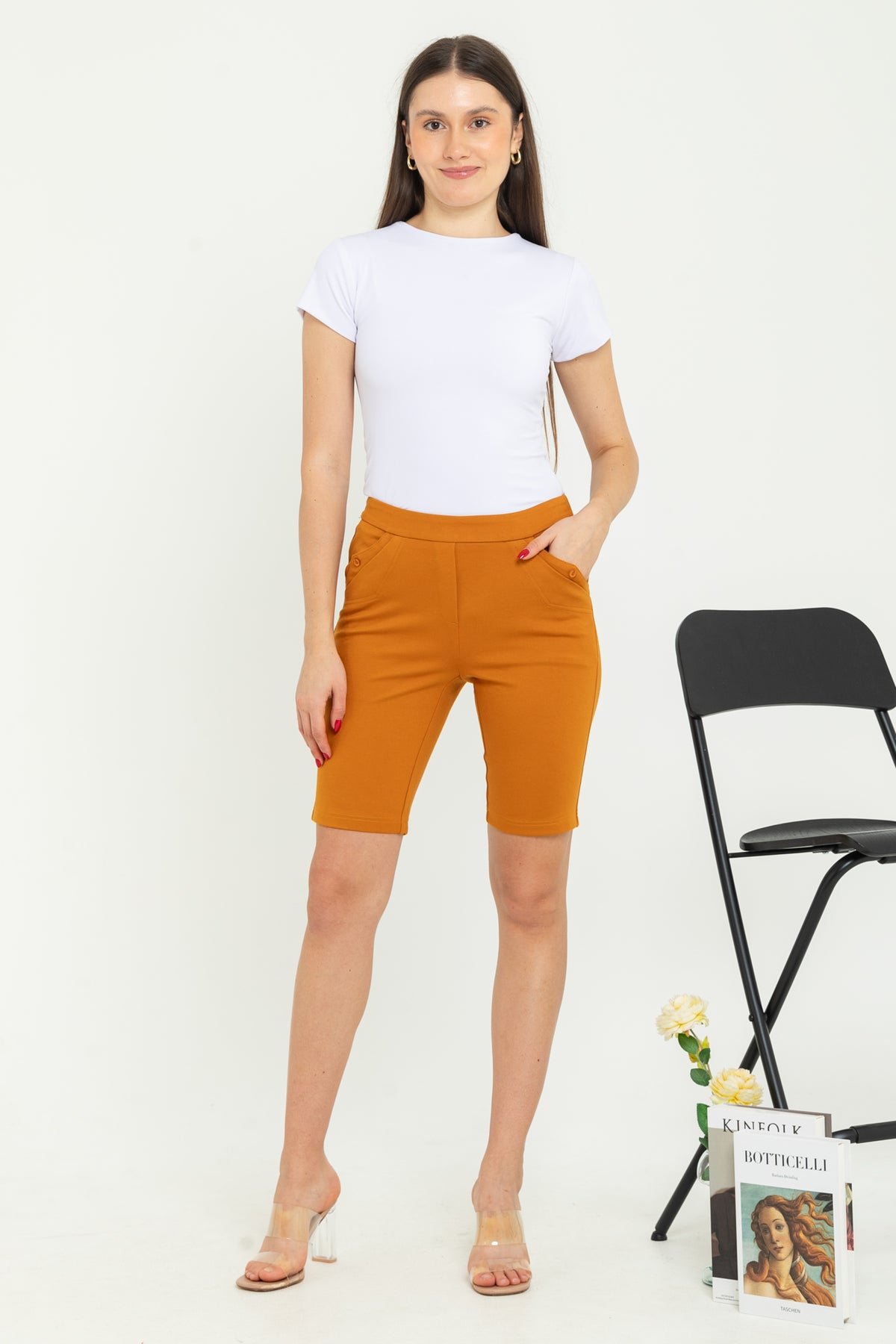 Combed Cotton Shorts Pants 7038