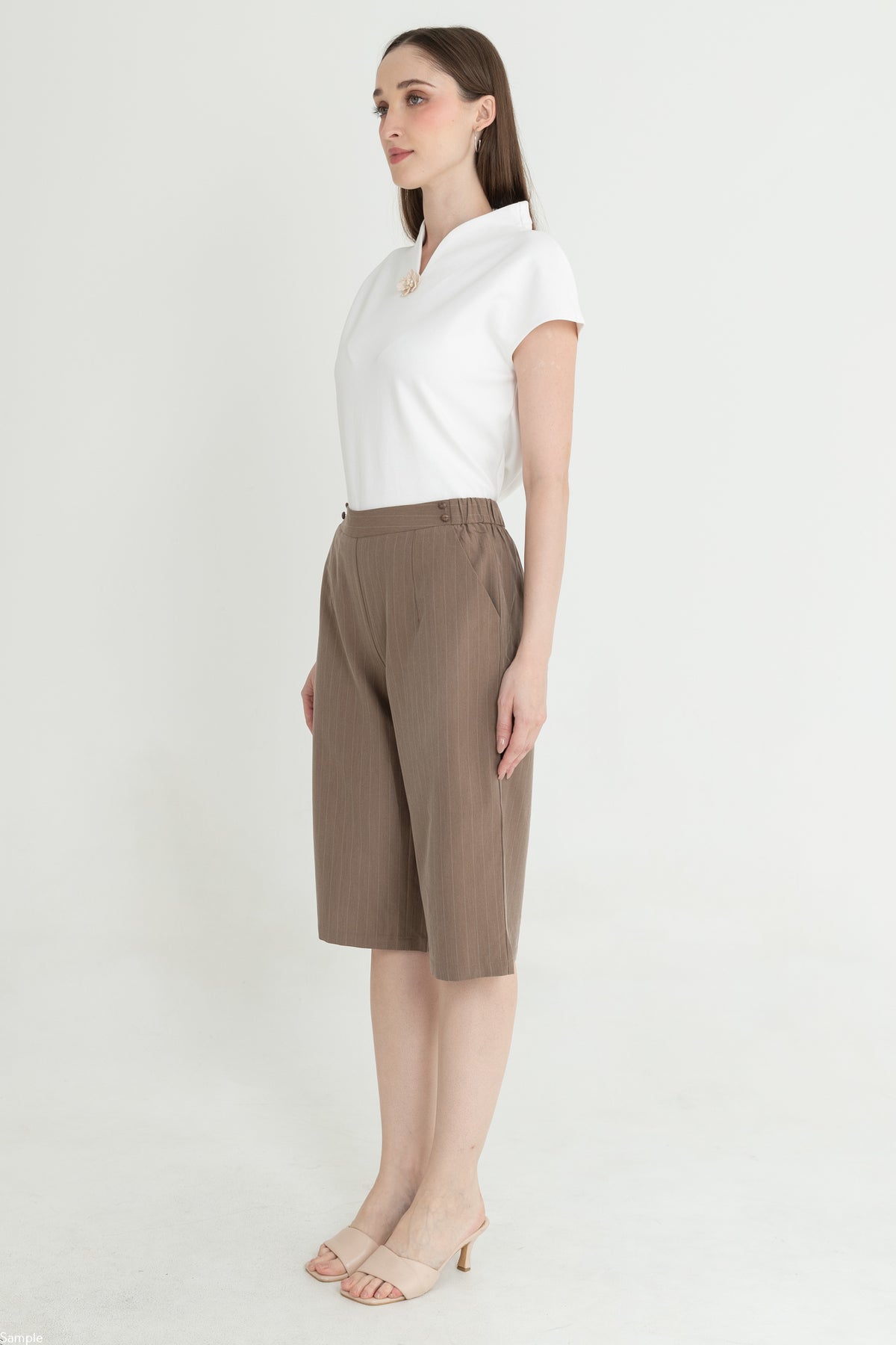 Cotton Culottes Pants 29813
