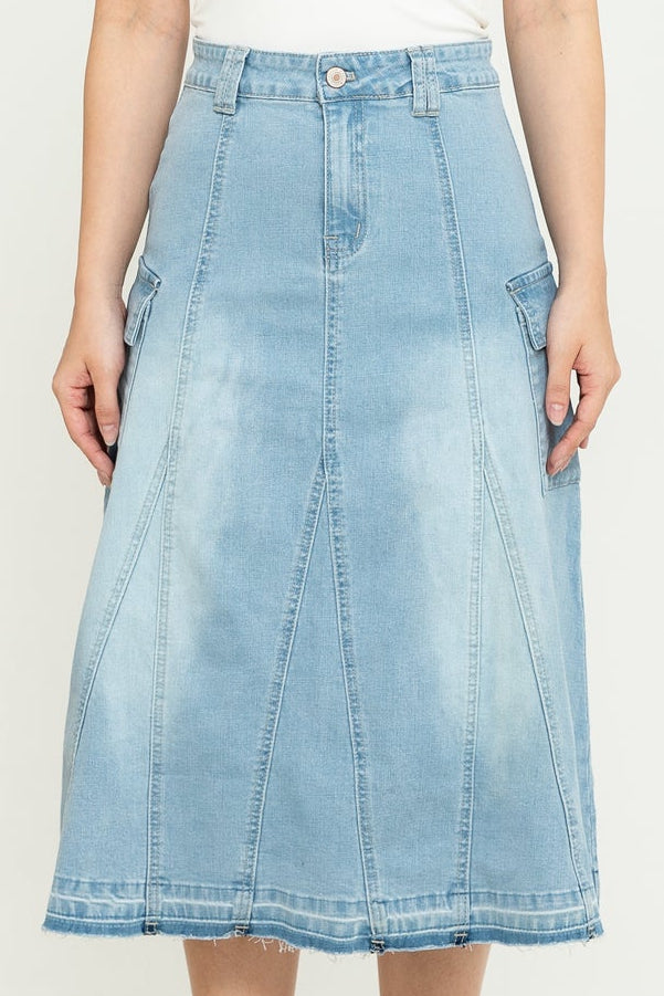 Skirt Light Blue Jeans s370
