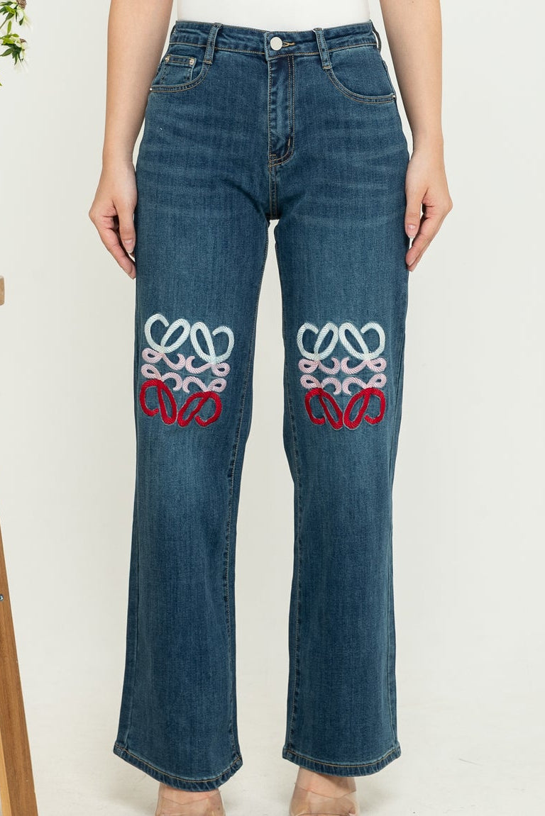 Wide Leg Jeans s389