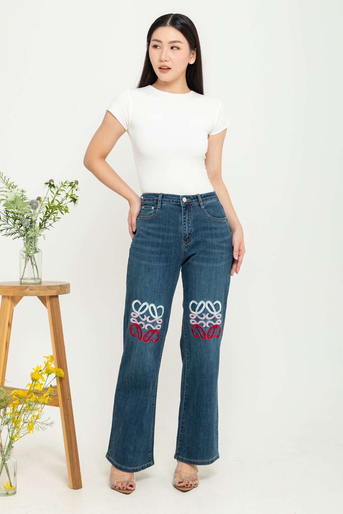 Wide Leg Jeans s389