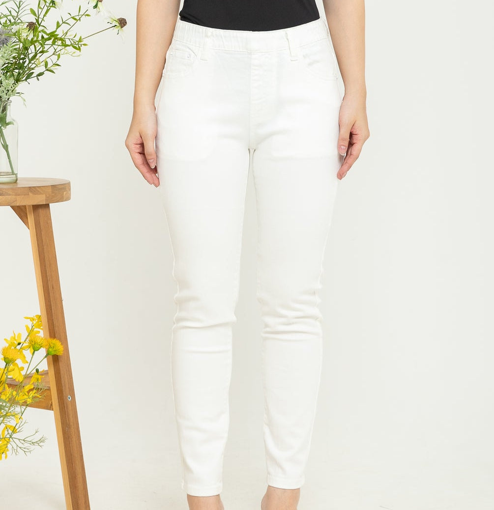 Slim White Jeans s377