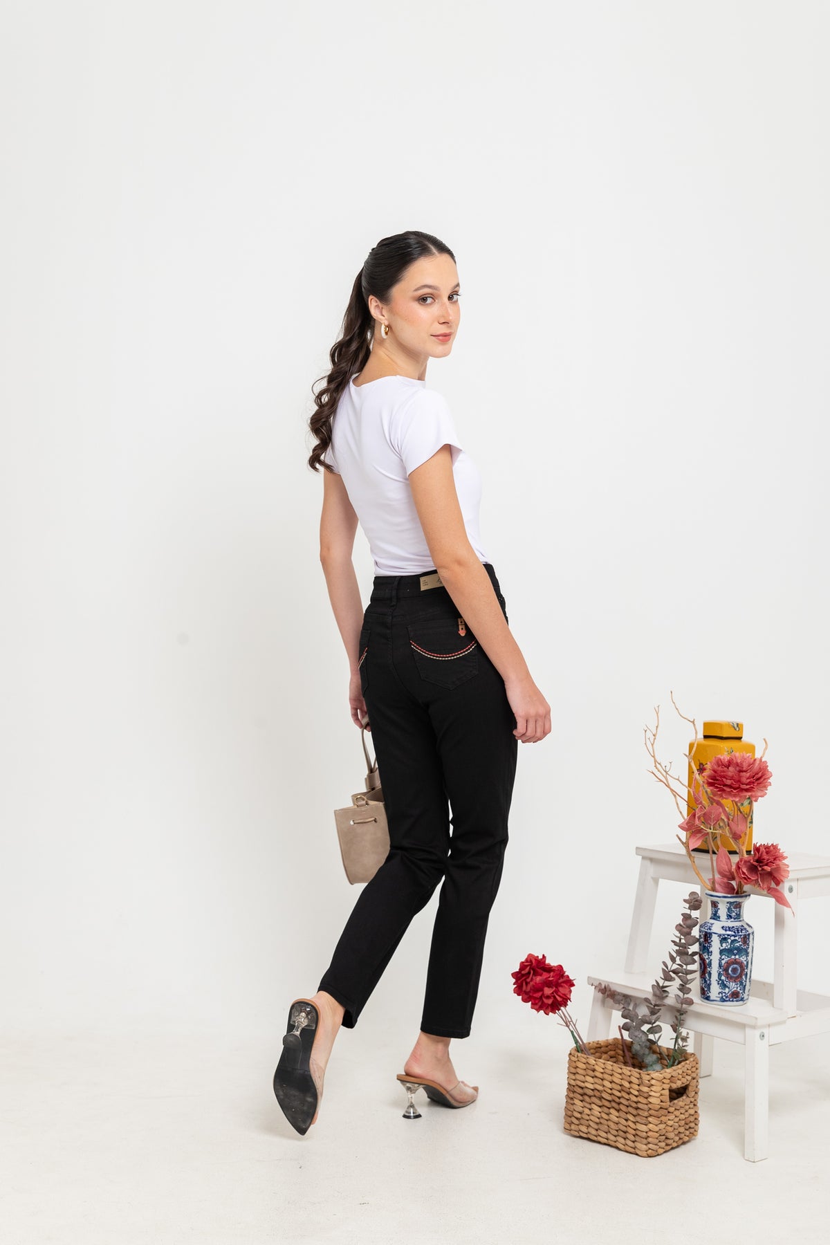 Slim Black Jeans c158