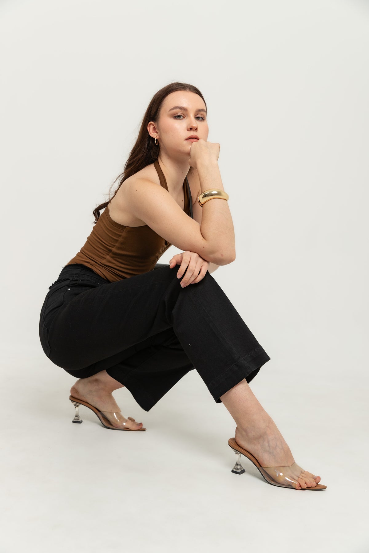 Straight Black Jeans s469