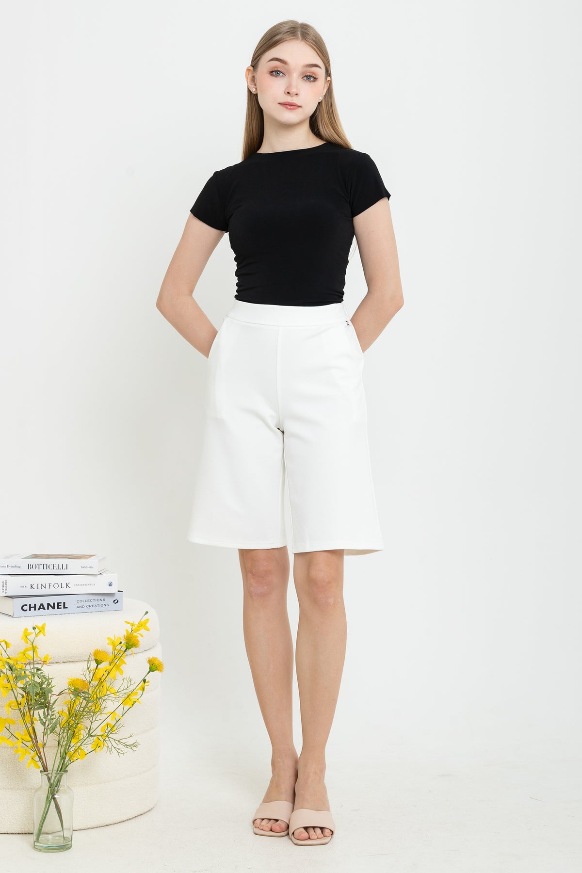 Combed Cotton Shorts Pants 7575