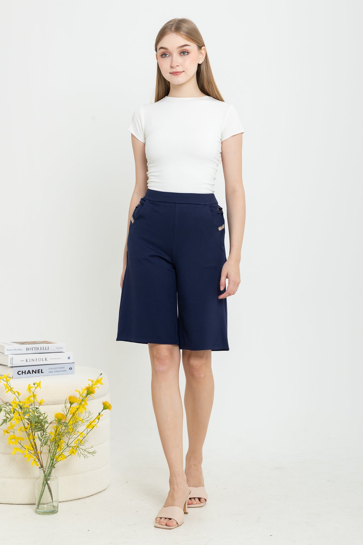 Combed Cotton Shorts Pants 7150