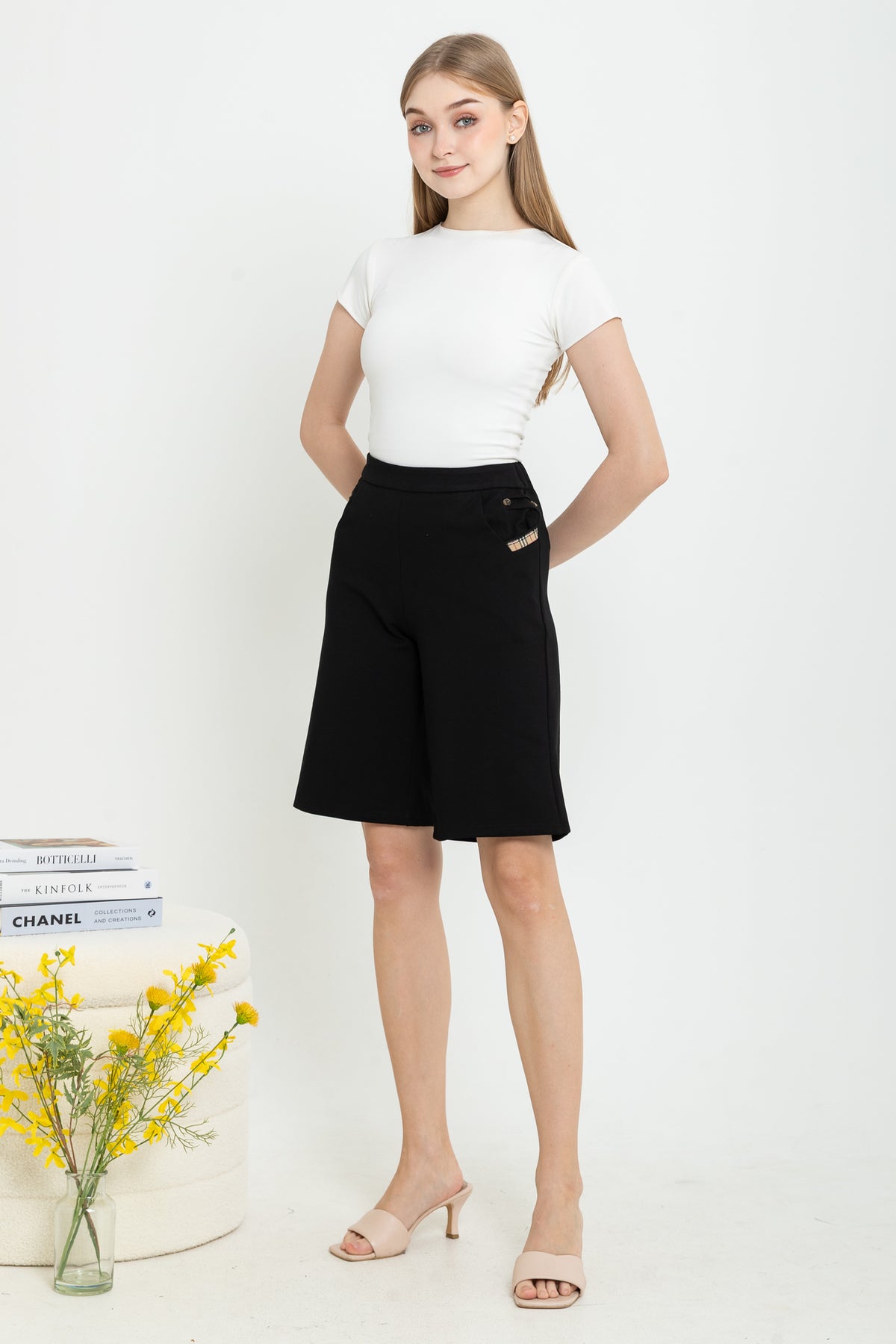 Combed Cotton Shorts Pants 7150