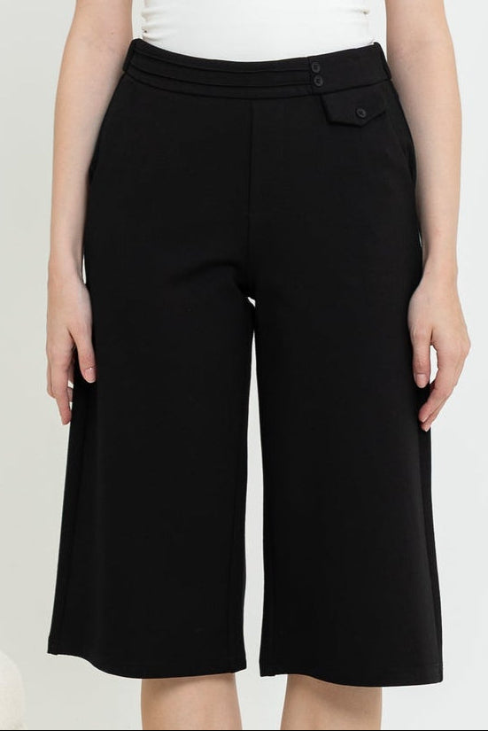Combed Cotton Cropped Pants 7572