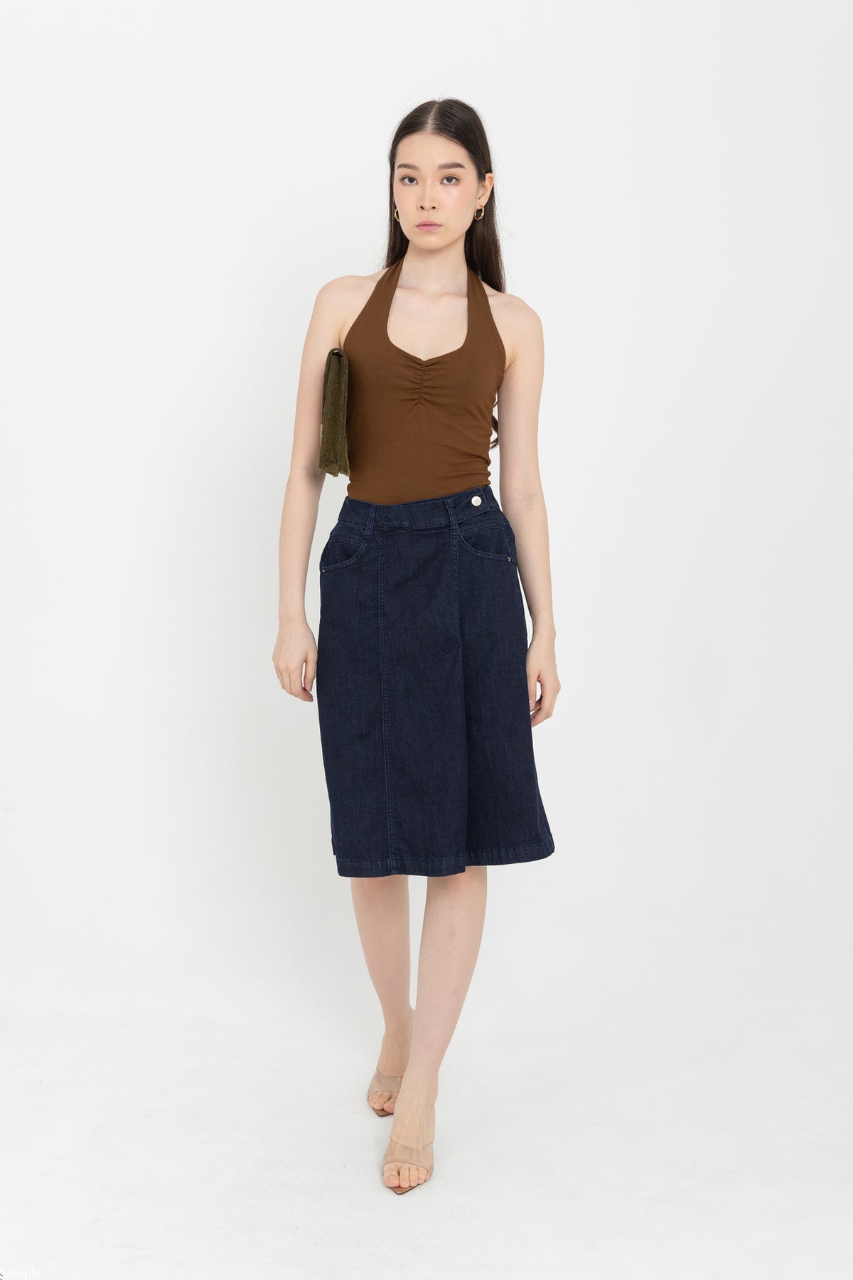 Skirt Dark Blue Jeans c181