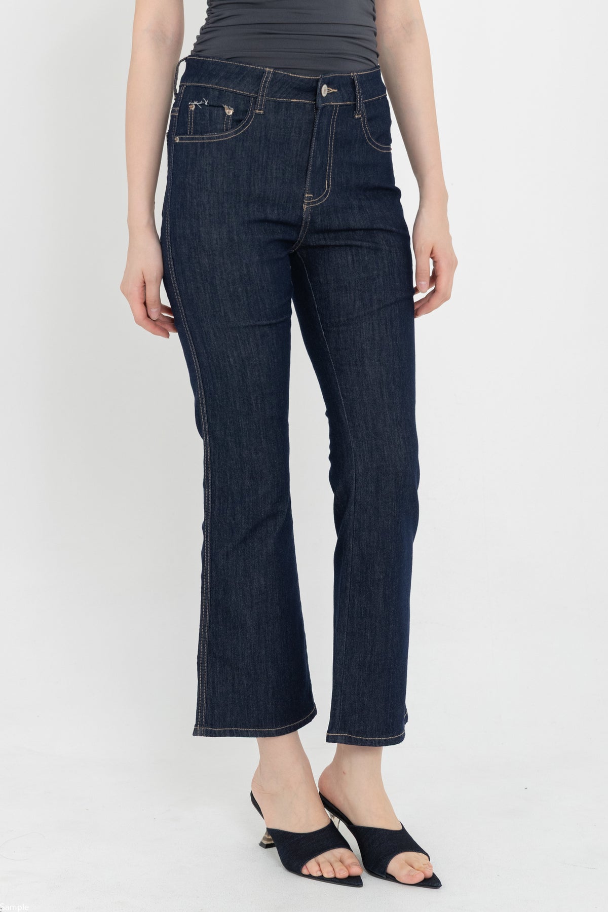 Flare Dark Blue Jeans s509