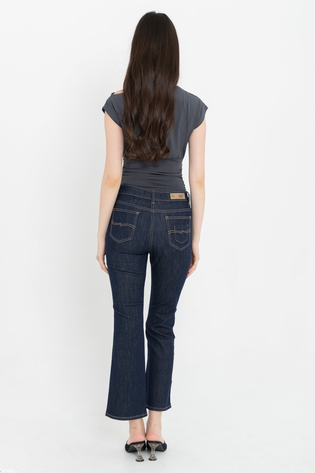 Flare Dark Blue Jeans s509