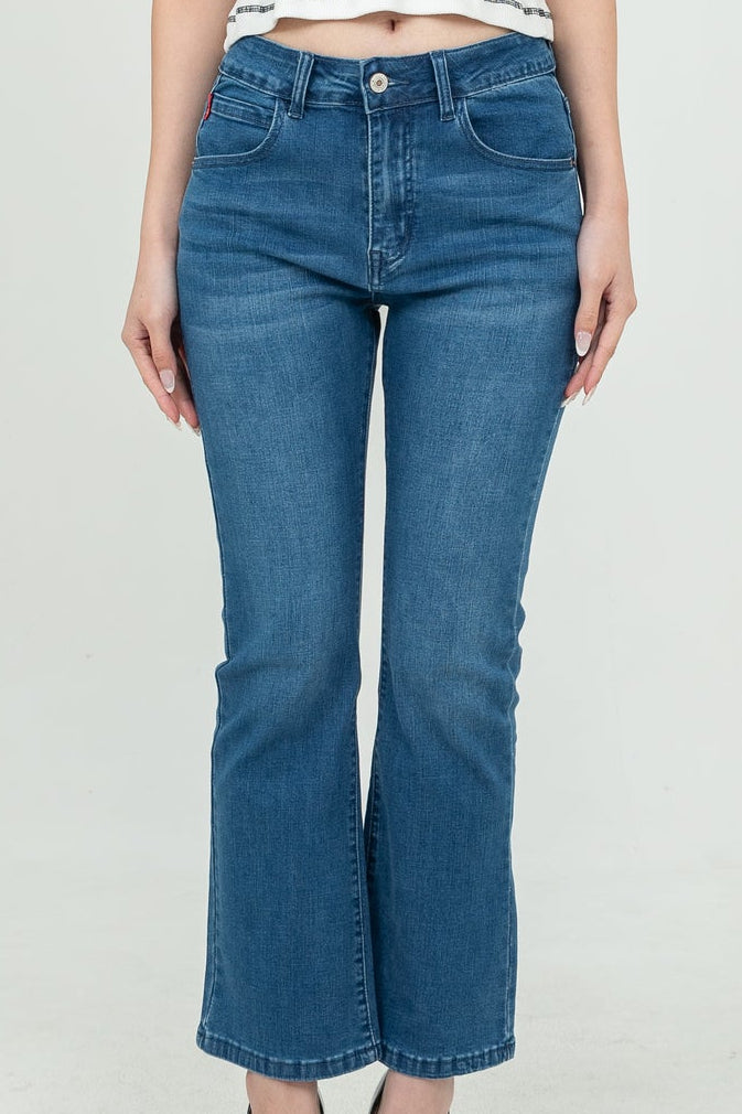 Flare Dark Blue Jeans s458