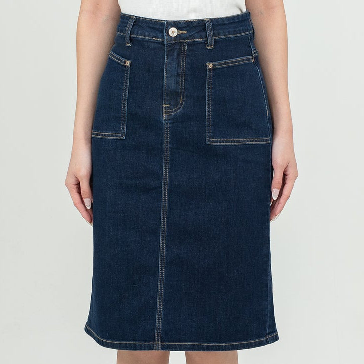 Skirt Dark Blue Jeans c170