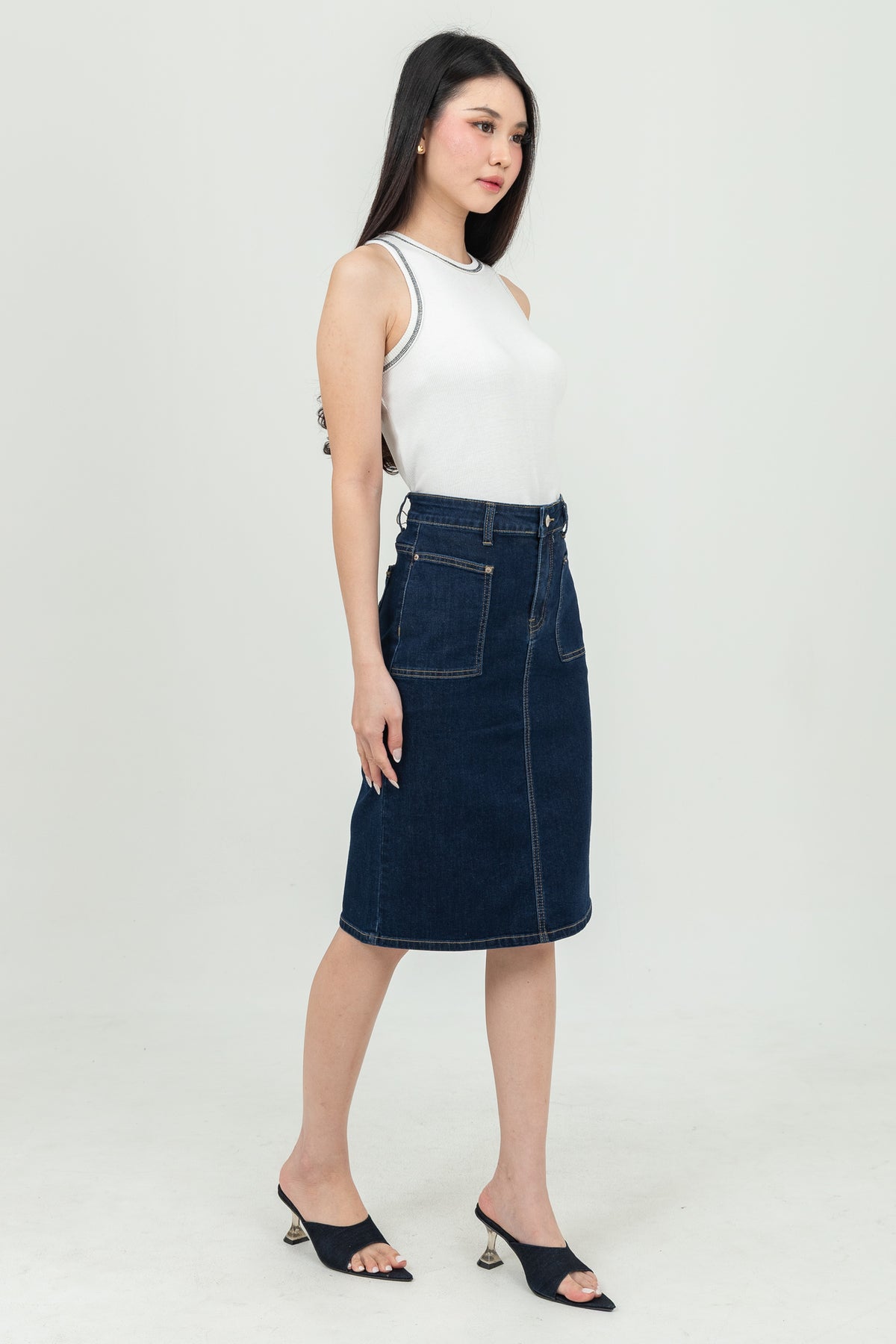 Skirt Dark Blue Jeans c170