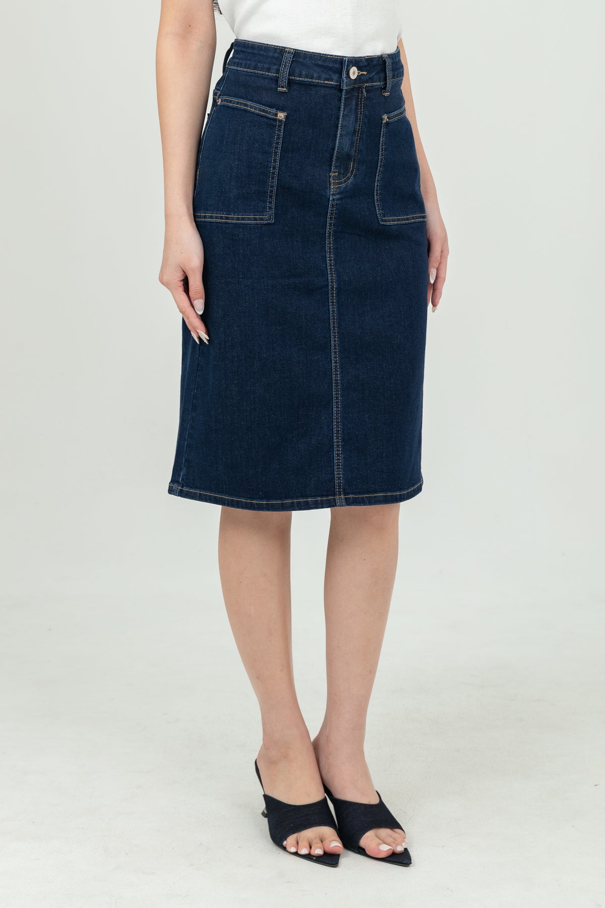 Skirt Dark Blue Jeans c170