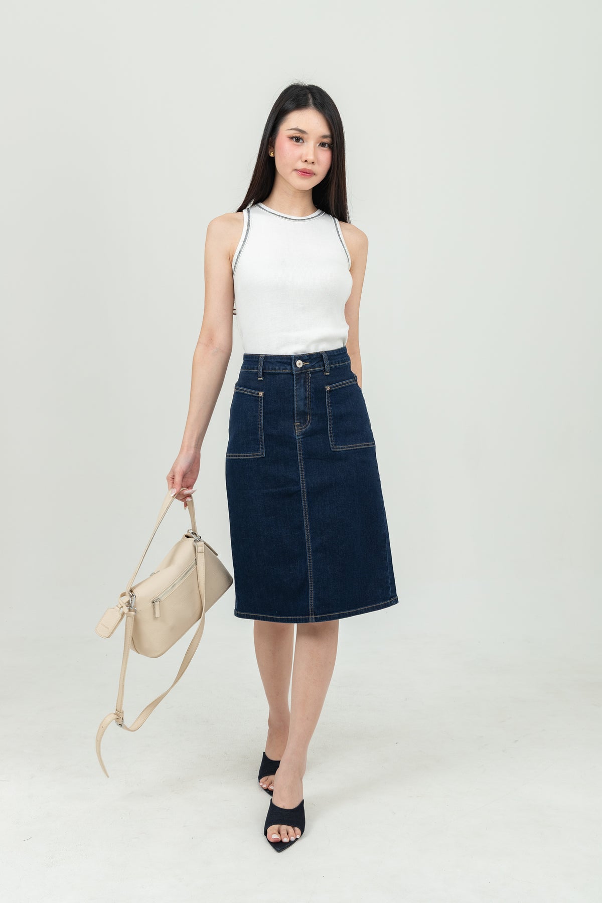 Skirt Dark Blue Jeans c170