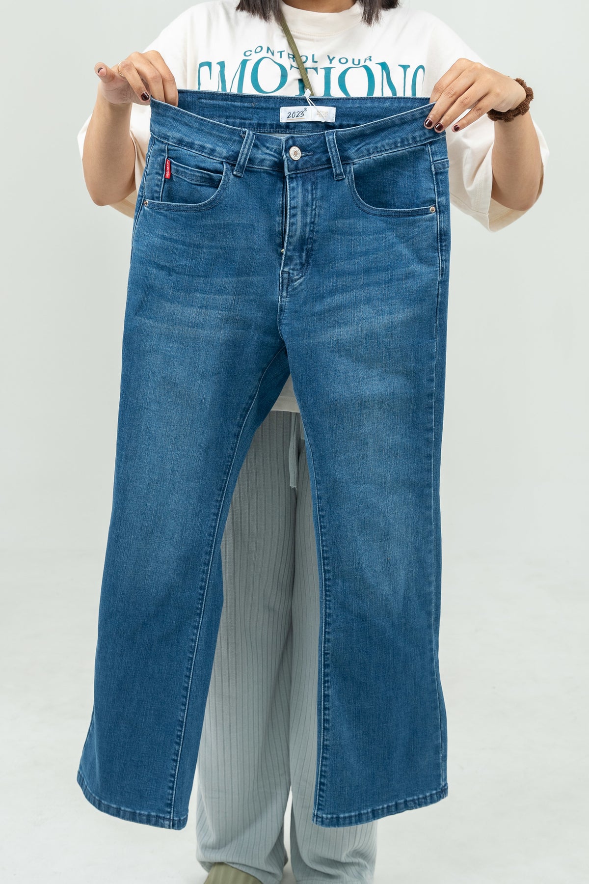 Flare Dark Blue Jeans s458