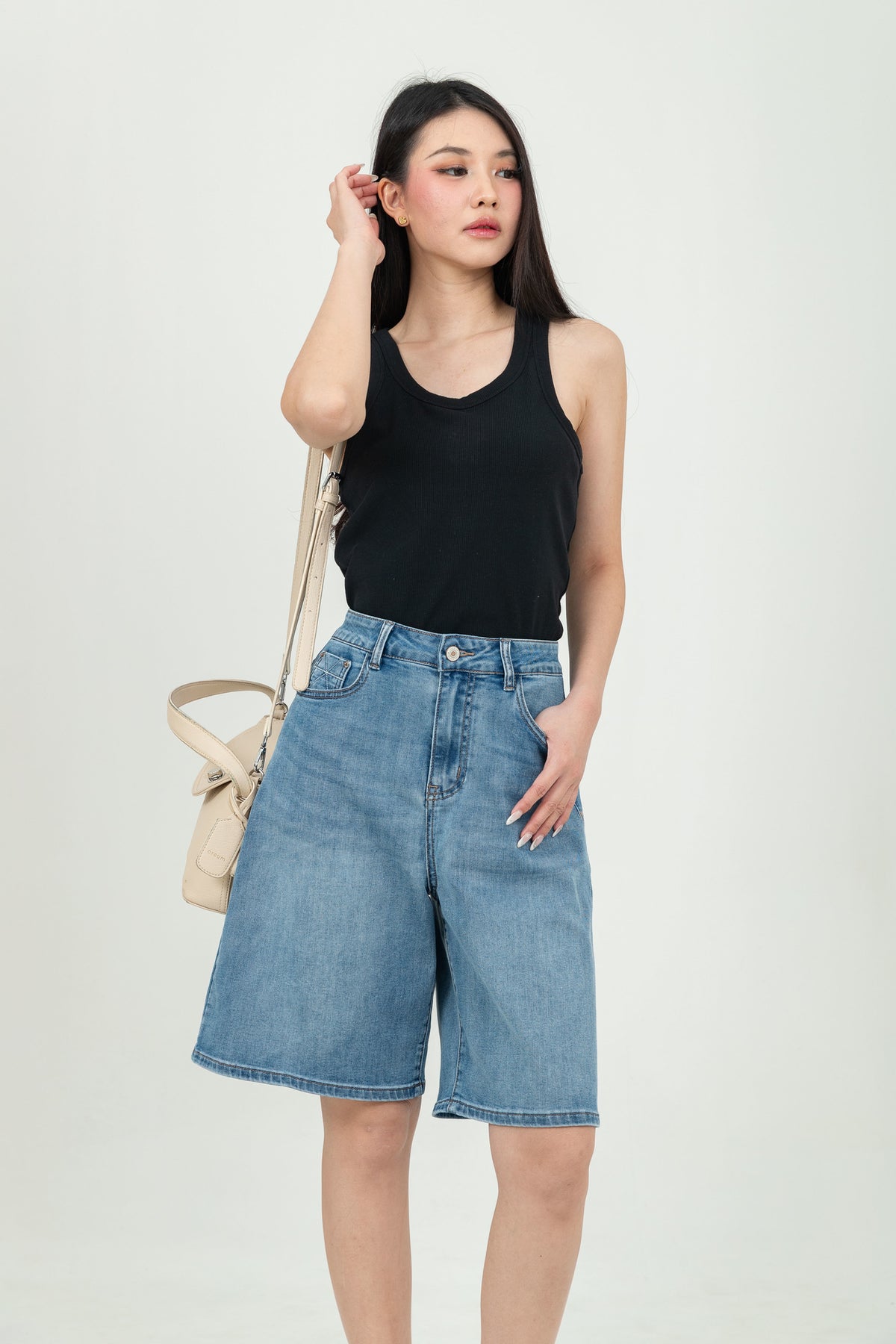Jorts Light Blue Jeans c174