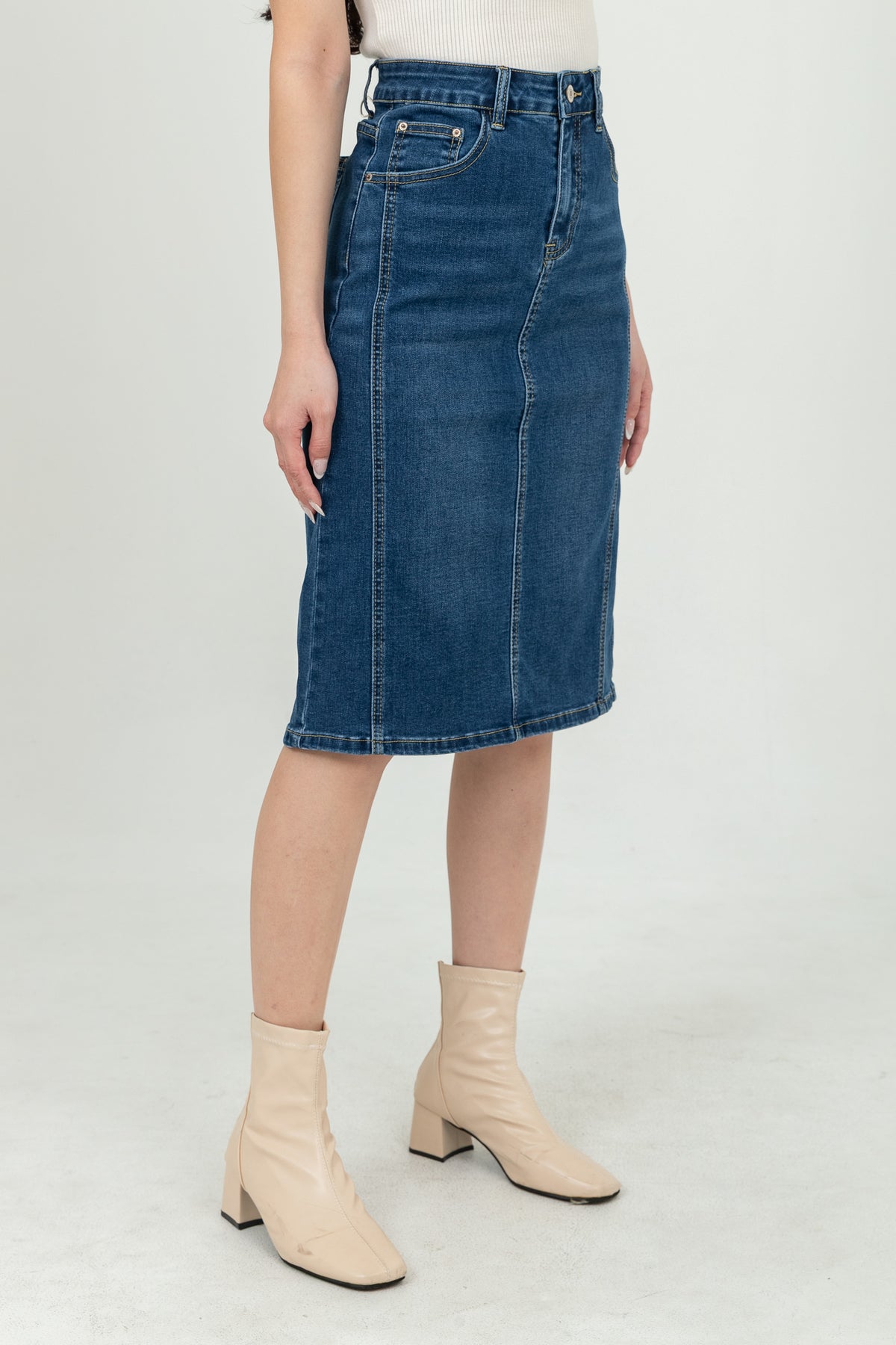 Skirt Dark Blue Jeans c172