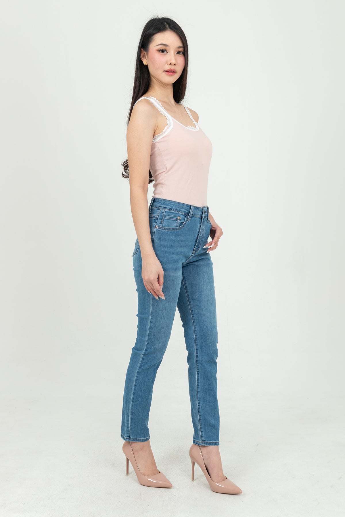 Slim Light Blue Jeans s439