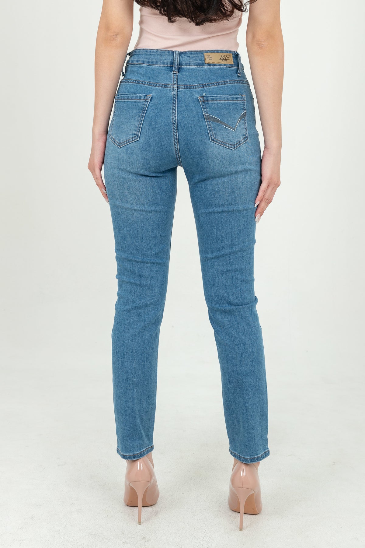 Slim Light Blue Jeans s439