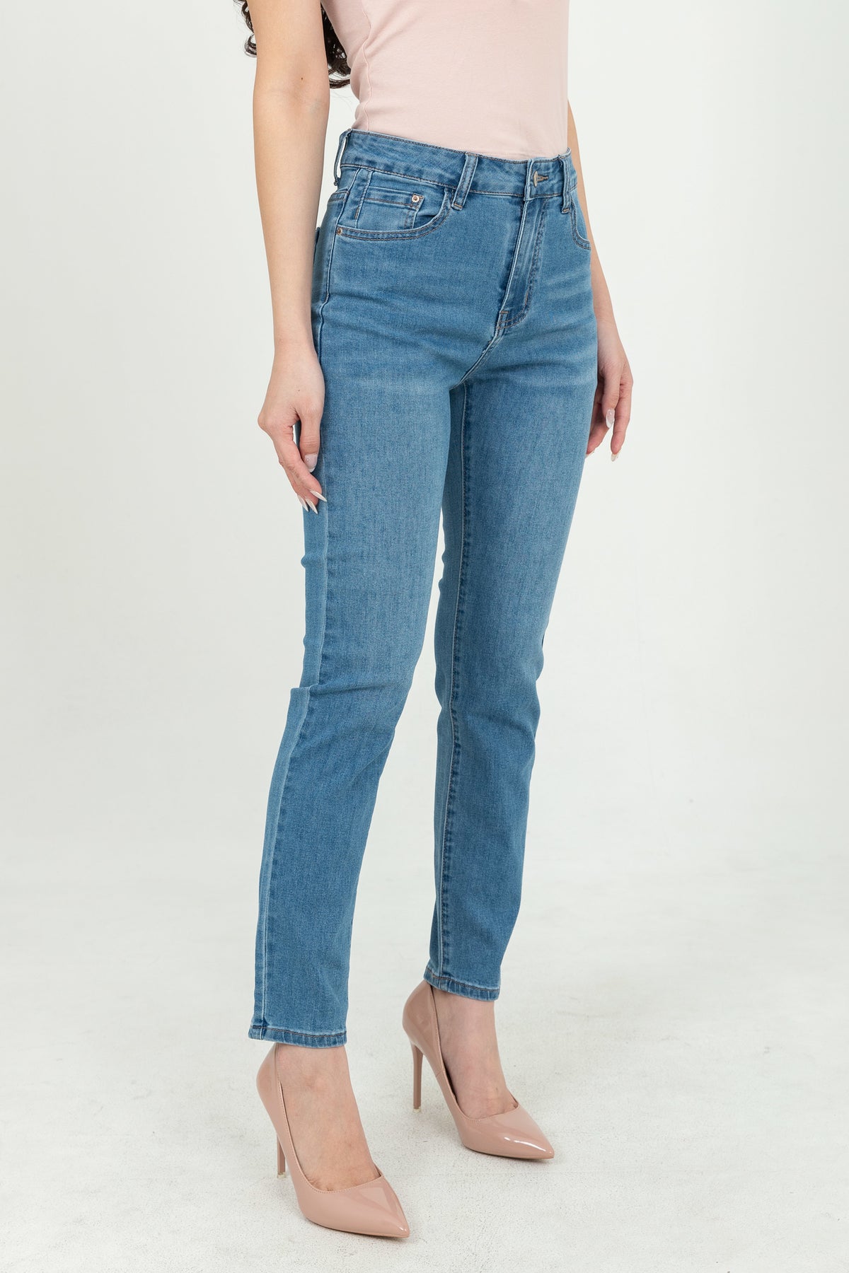 Slim Light Blue Jeans s439