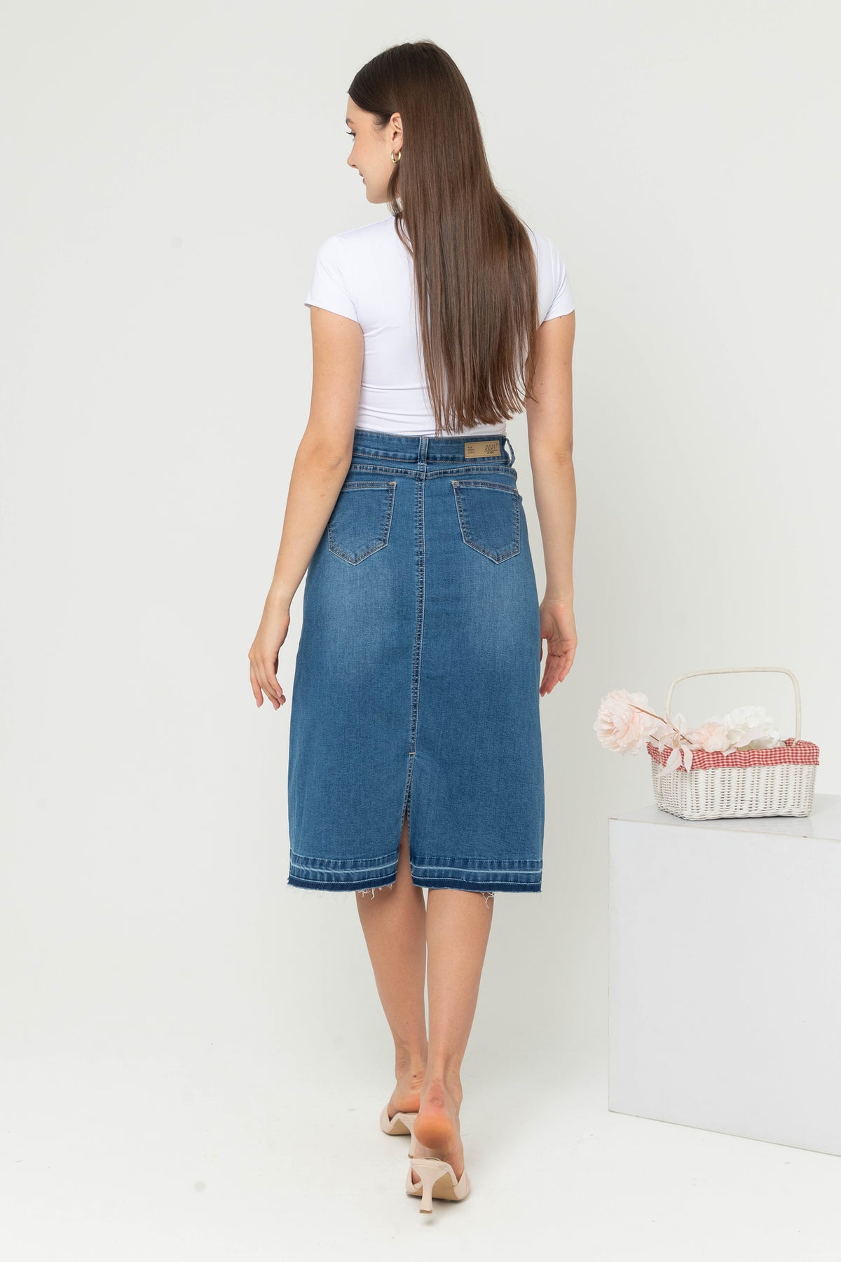 Skirt Blue Jeans s349