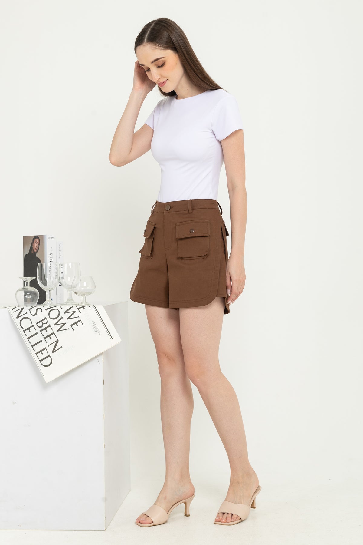 Combed Cotton Shorts Pants n517