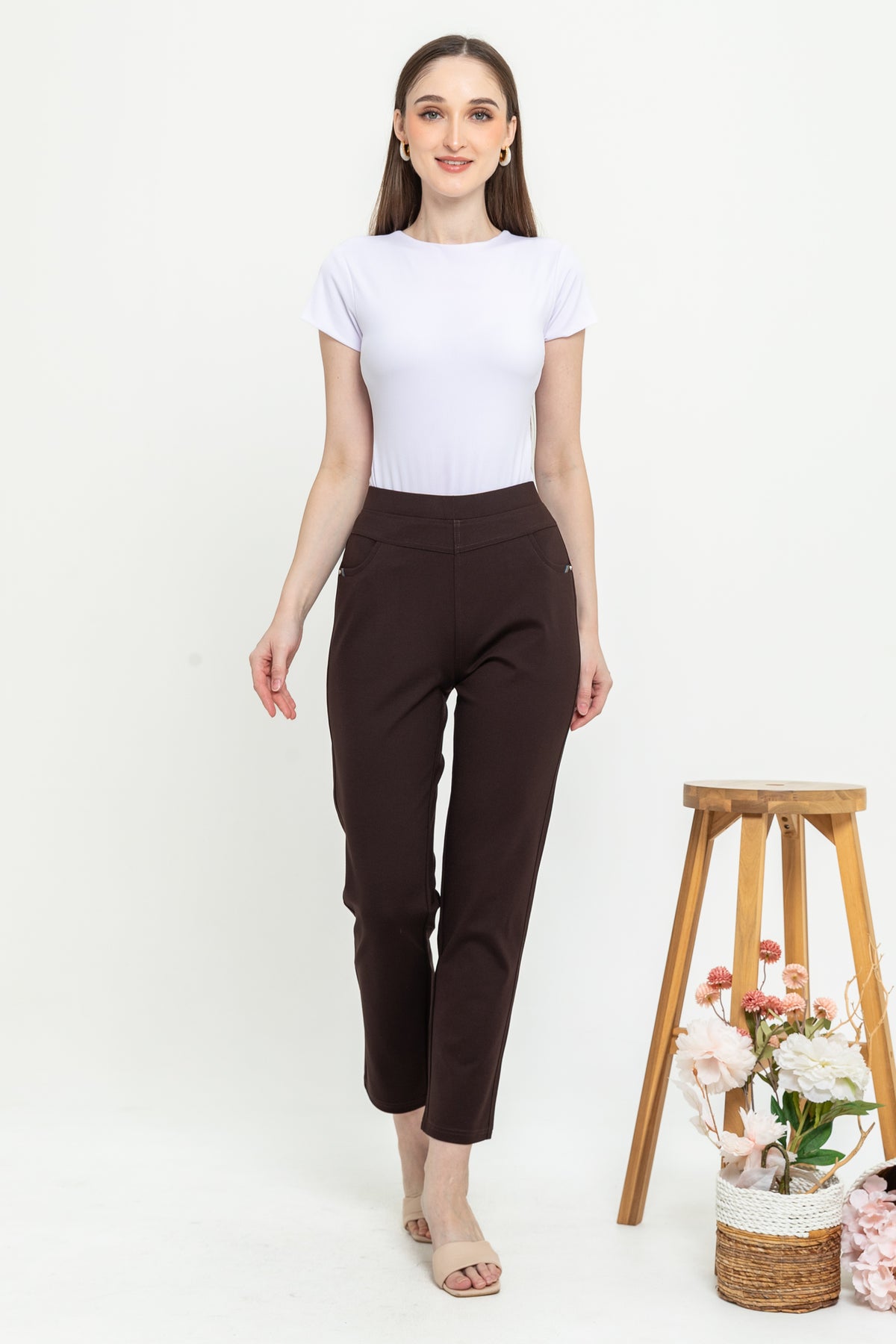 Combed Cotton Long Pants 9107