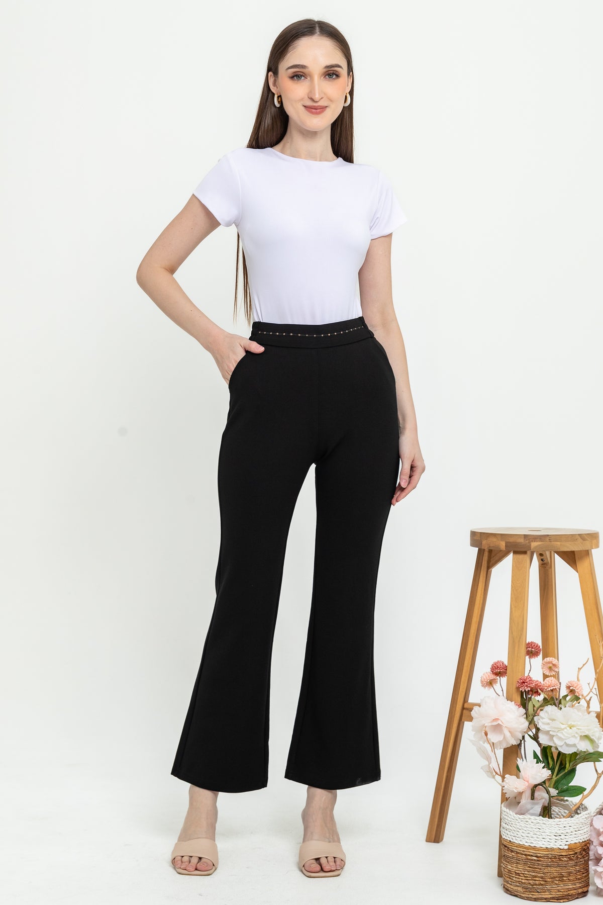 Combed Cotton Long Pants 9148