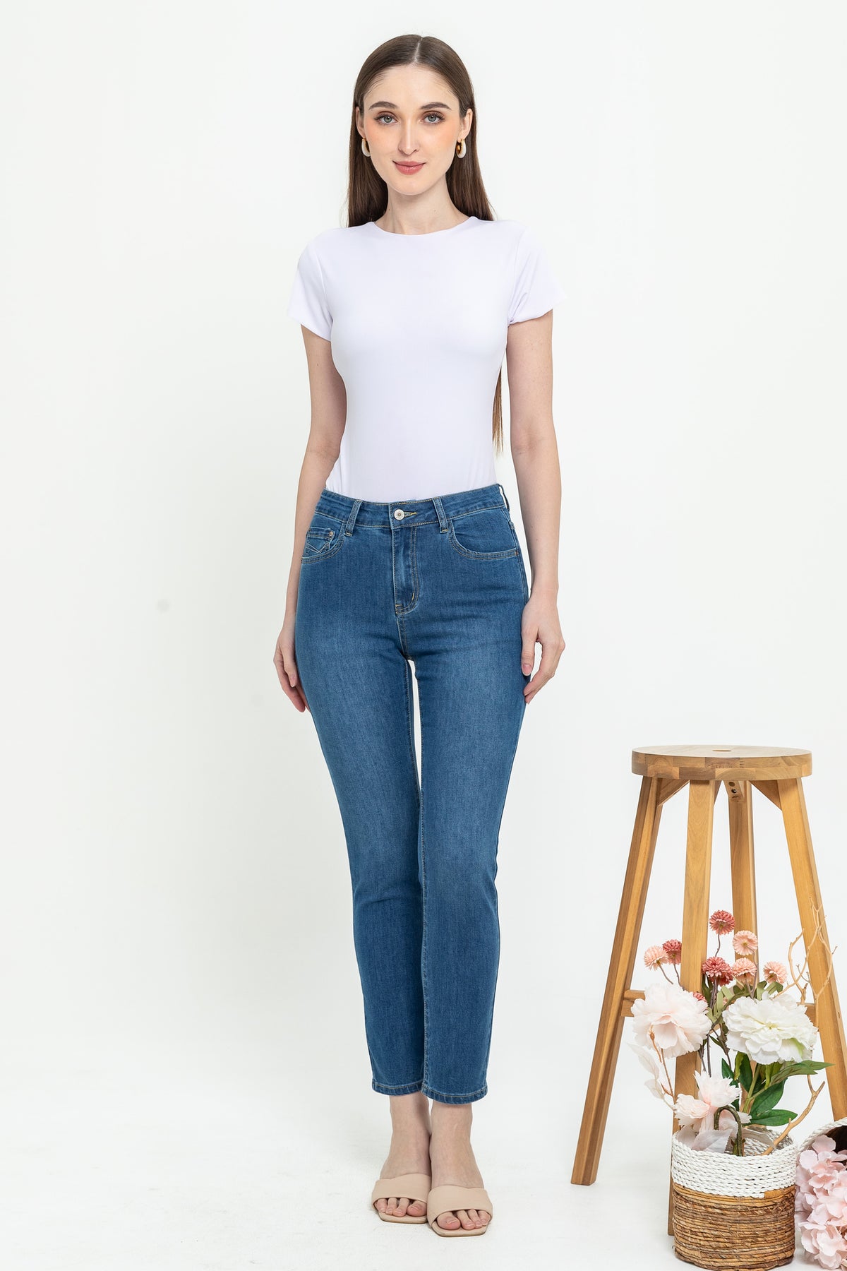 Slim Dark Blue Jeans s447