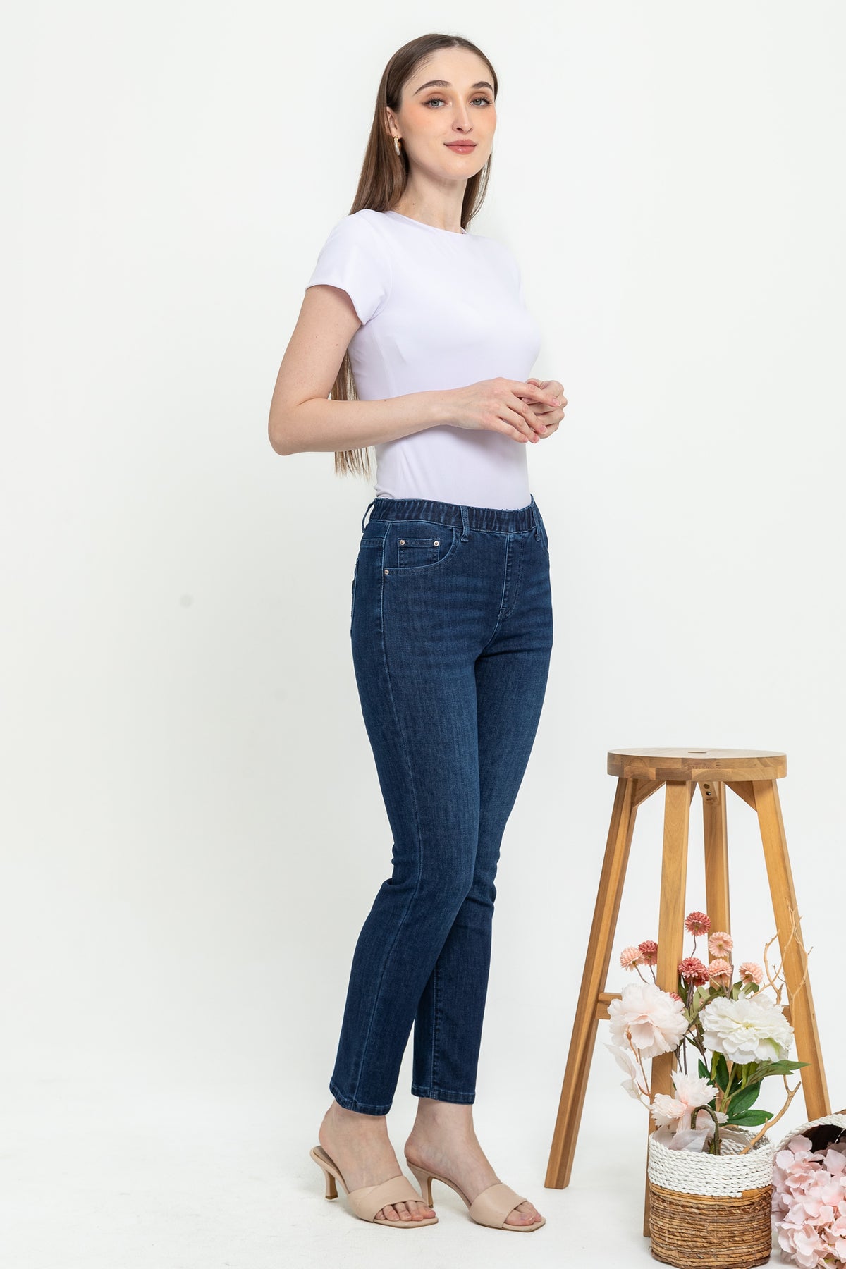 Slim Dark Blue Jeans s444