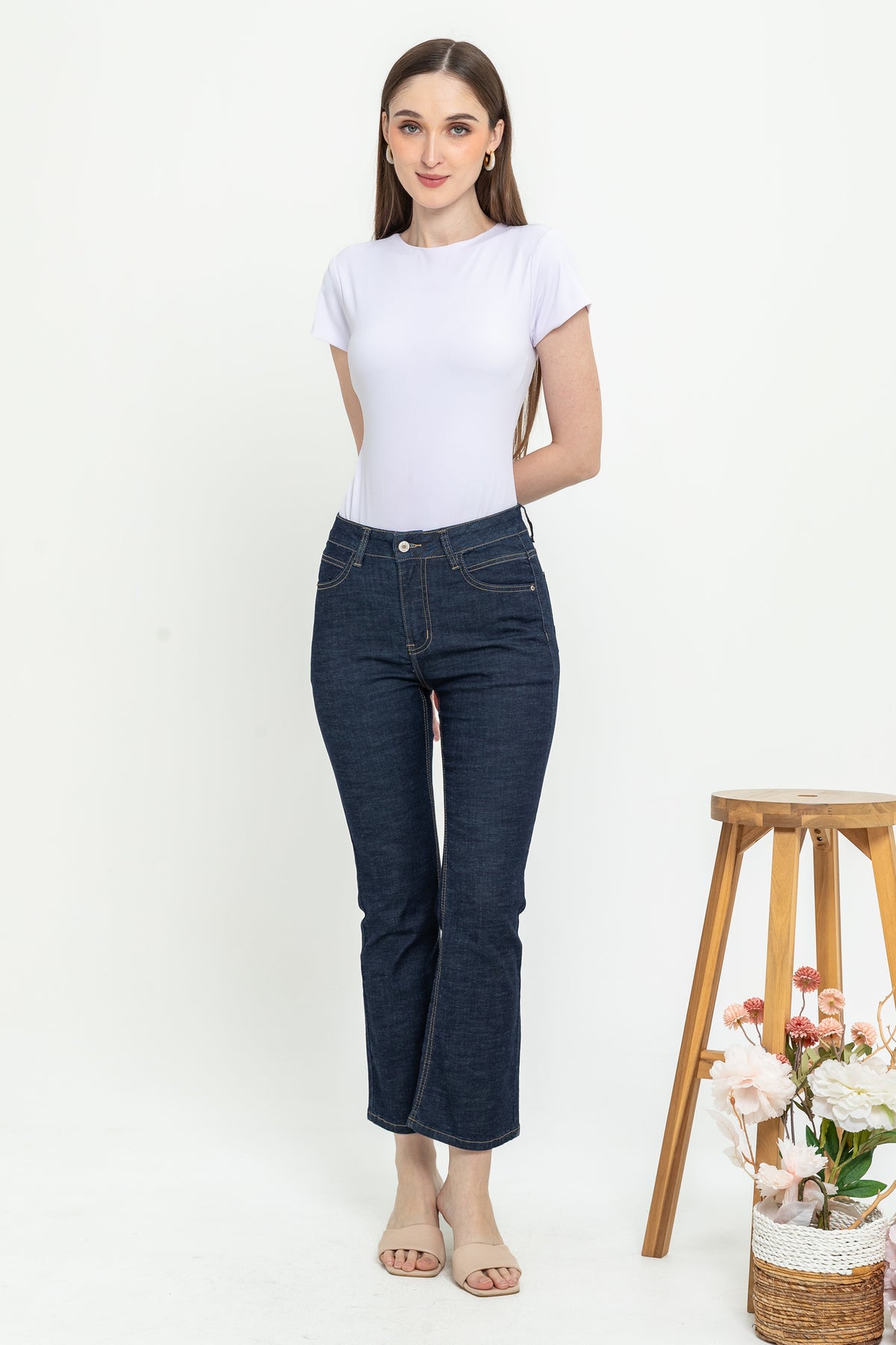 Flare Dark Blue Jeans c165