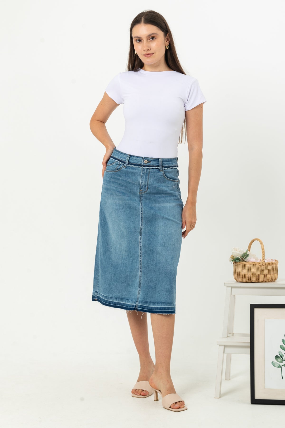 Skirt Light Blue s367