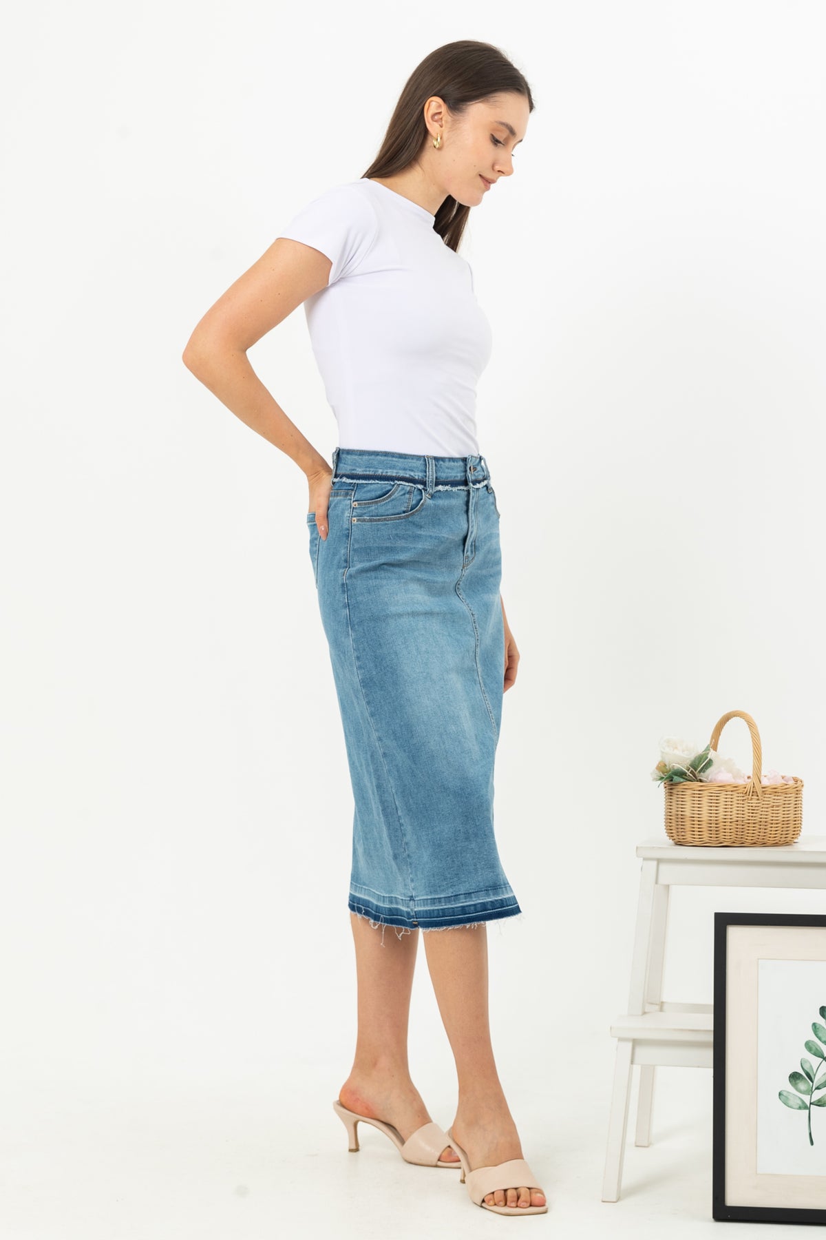 Skirt Light Blue s367