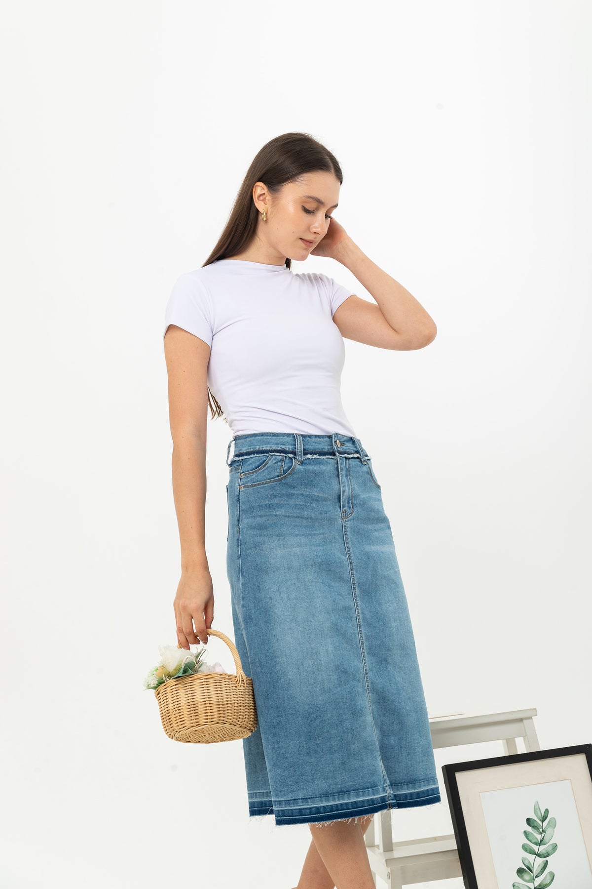 Skirt Light Blue s367