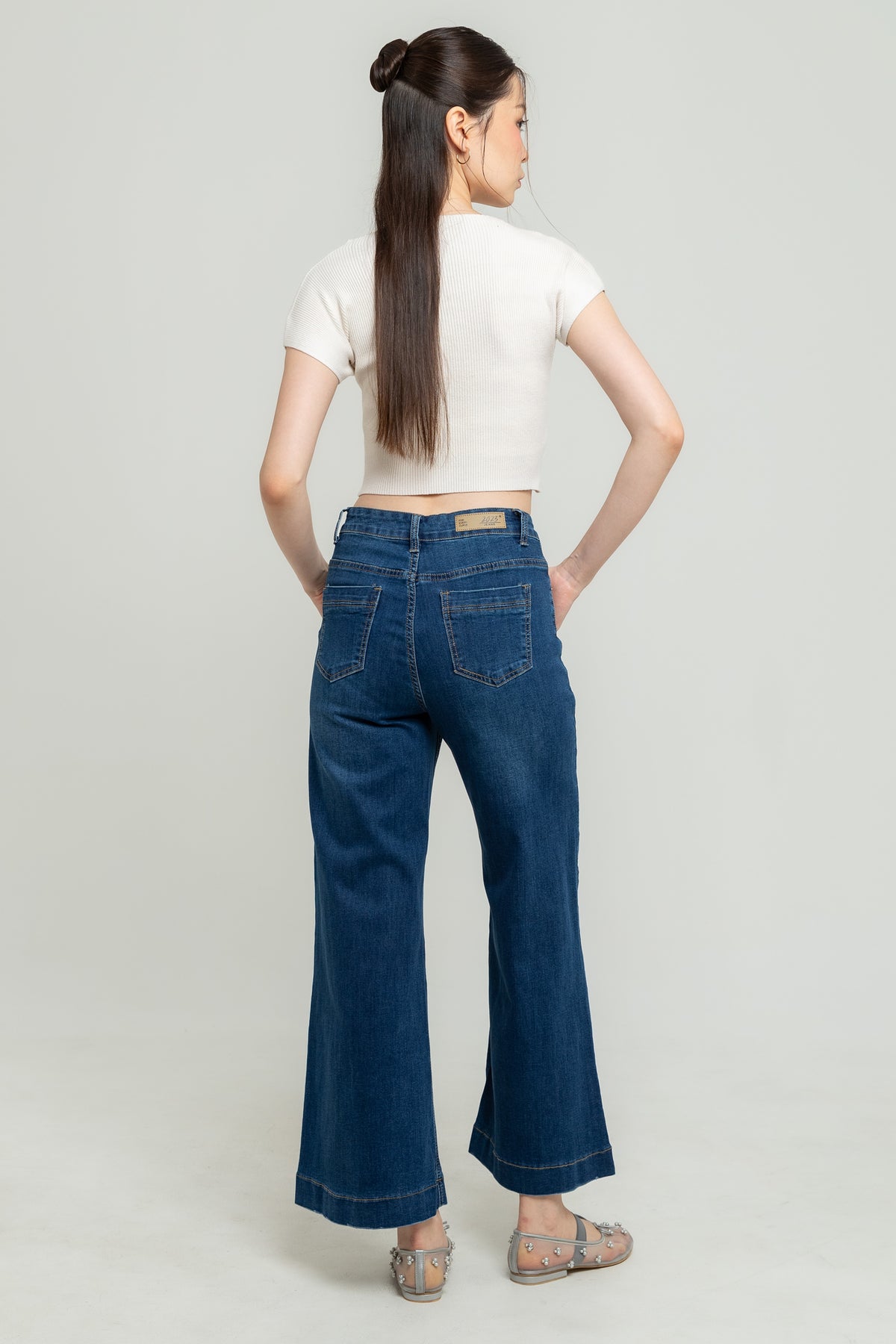 Flare Dark Blue Jeans c186