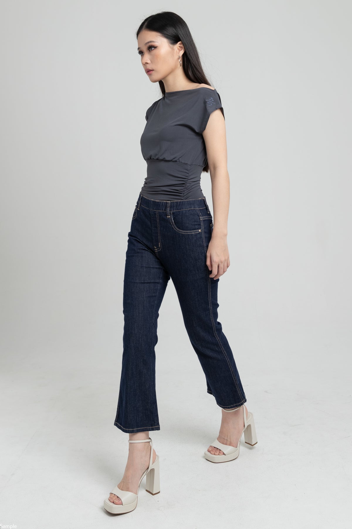 Flare Dark Blue Jeans s507