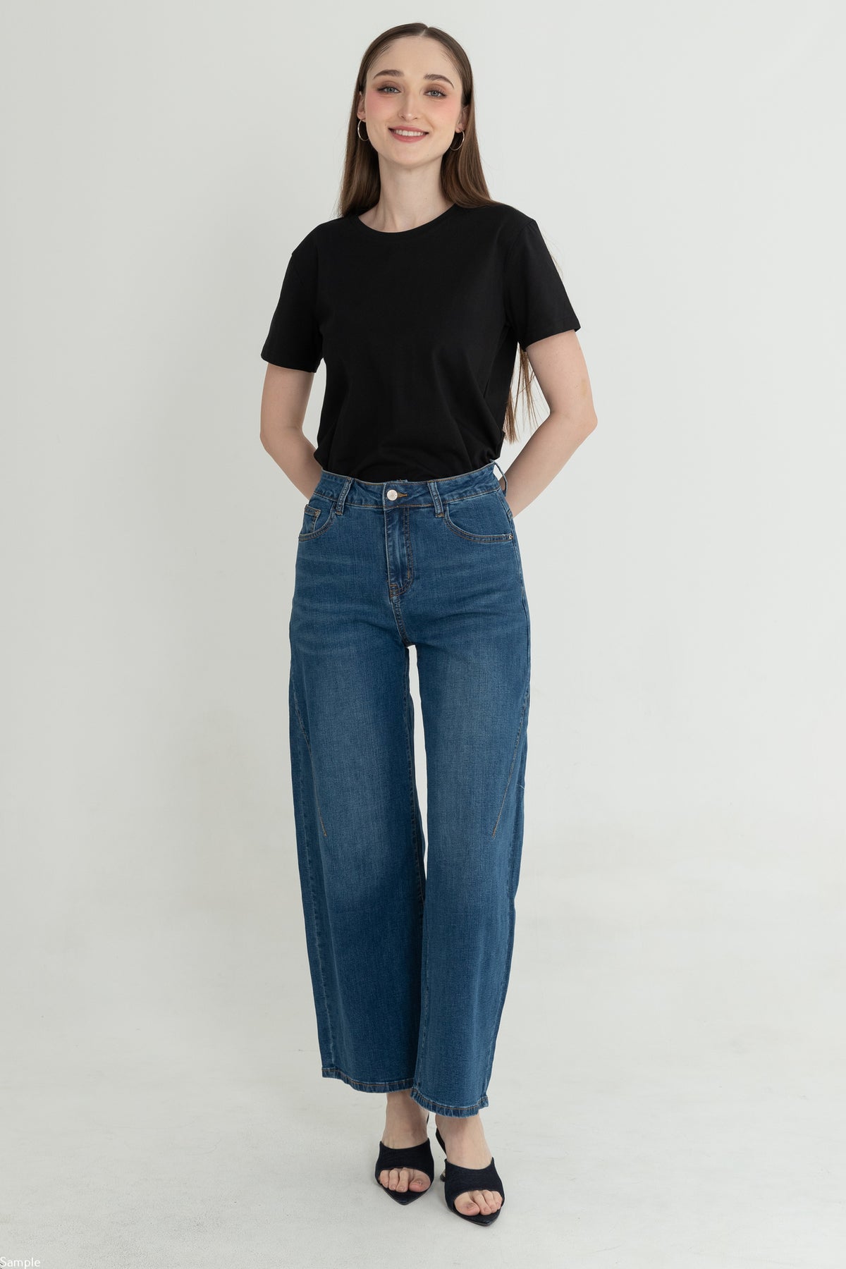 Wide Leg Light Jeans c199