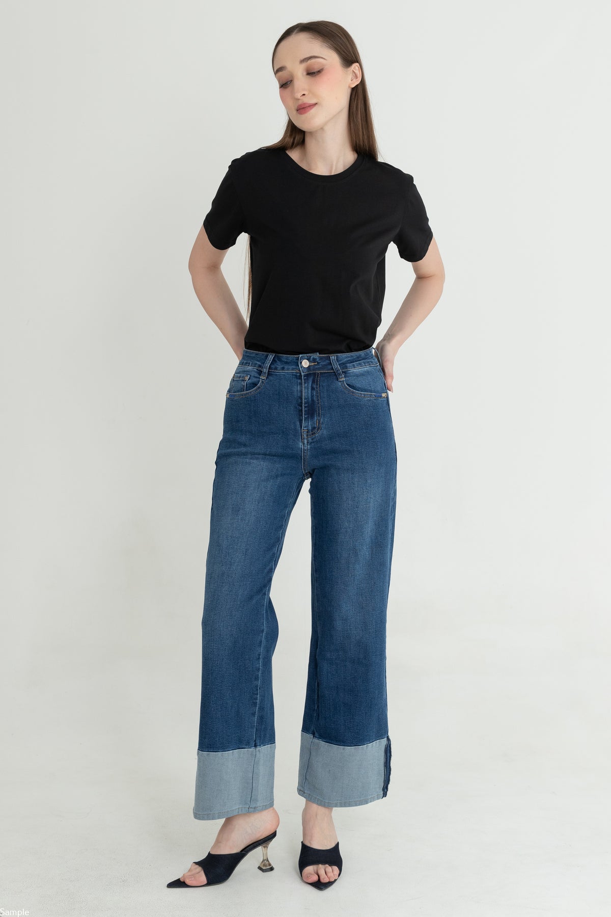 Wide Leg Light Jeans c200