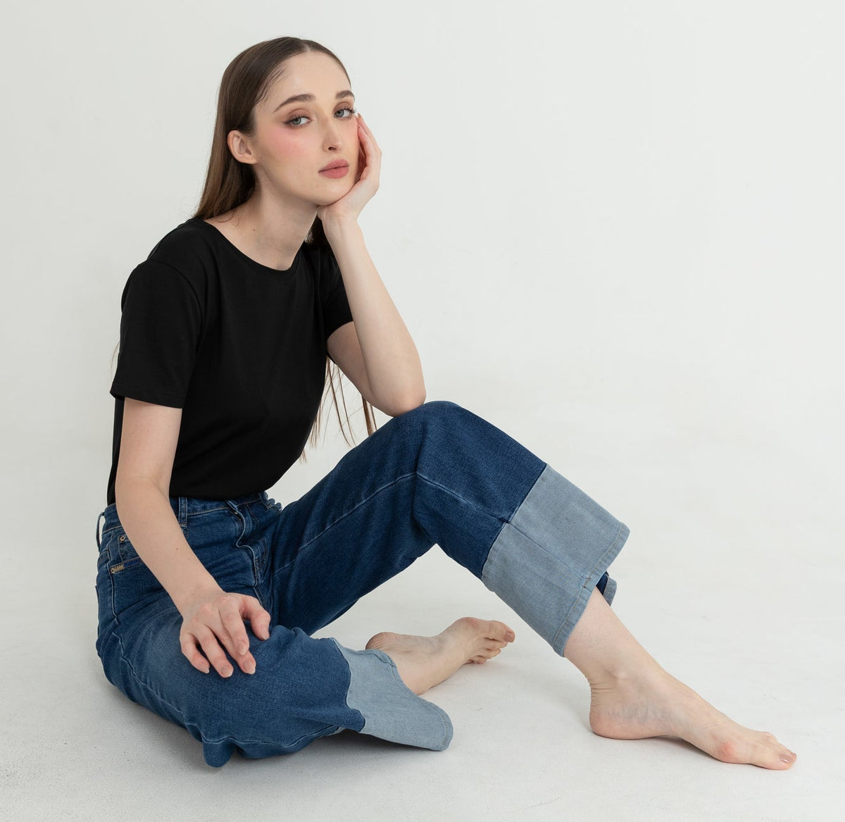 Wide Leg Light Jeans c200