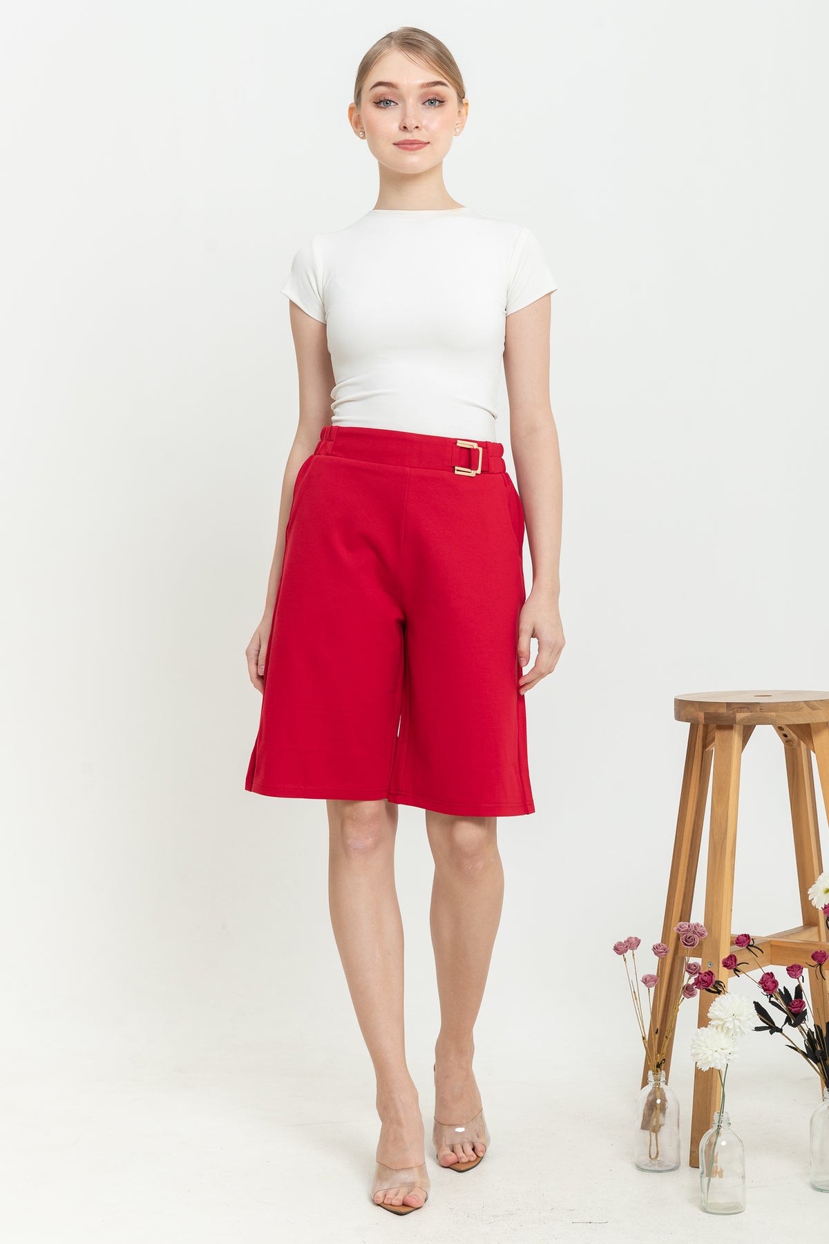 Combed Cotton Shorts Pants c305